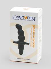 Lovehoney Pleasure Probe 10 Function Vibrating Prostate Massager, Black, hi-res