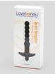 Lovehoney Smooth Mover 10 Function Beaded Anal Vibrator, Black, hi-res
