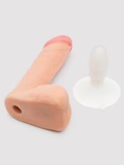 Gode réaliste Ultraskyn testicules Vac-U-Lock 15 cm, Doc Johnson, Couleur rose chair, hi-res