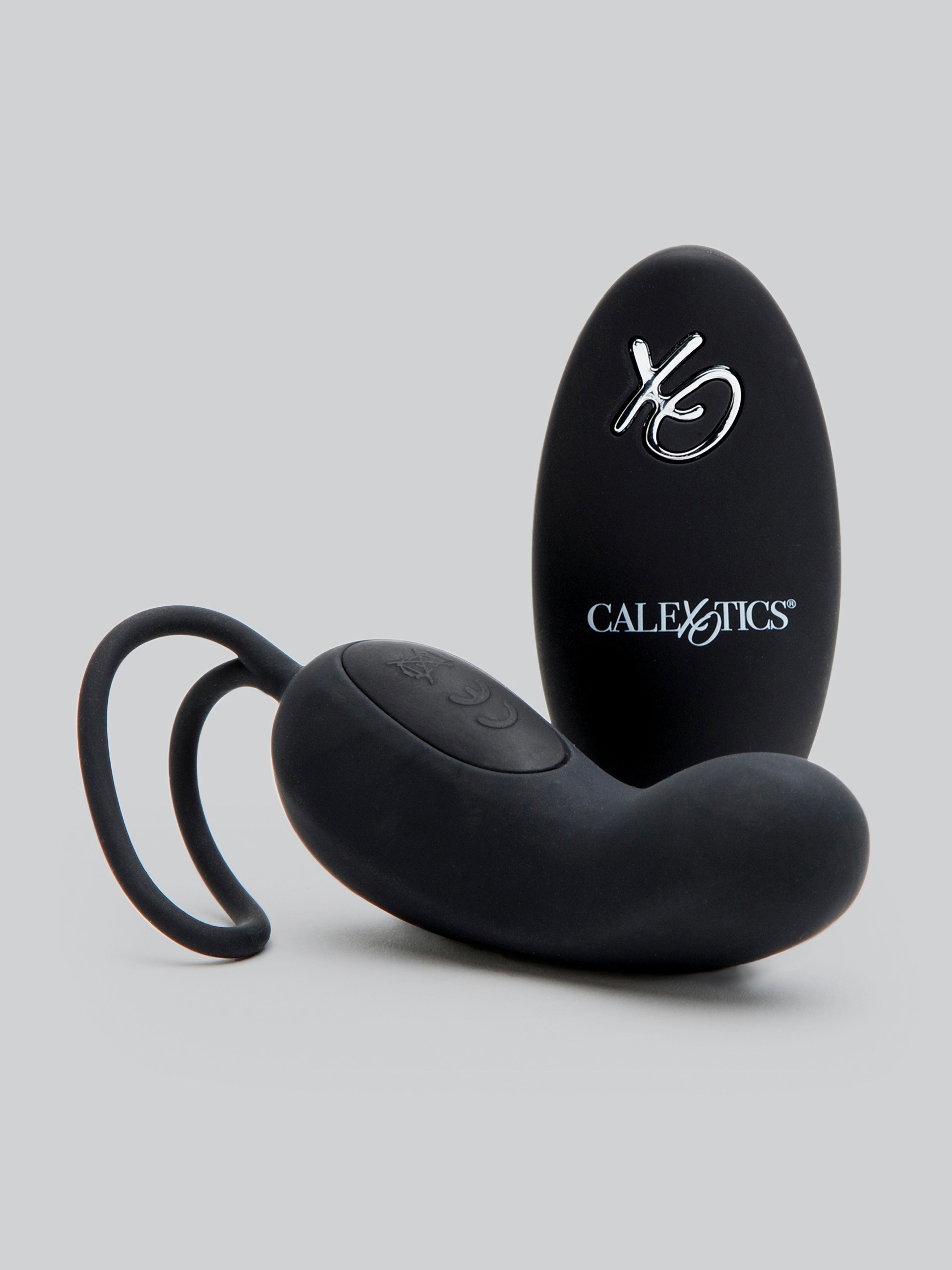 Remote Control Rechargeable Silicone G-Spot Love Egg - Black