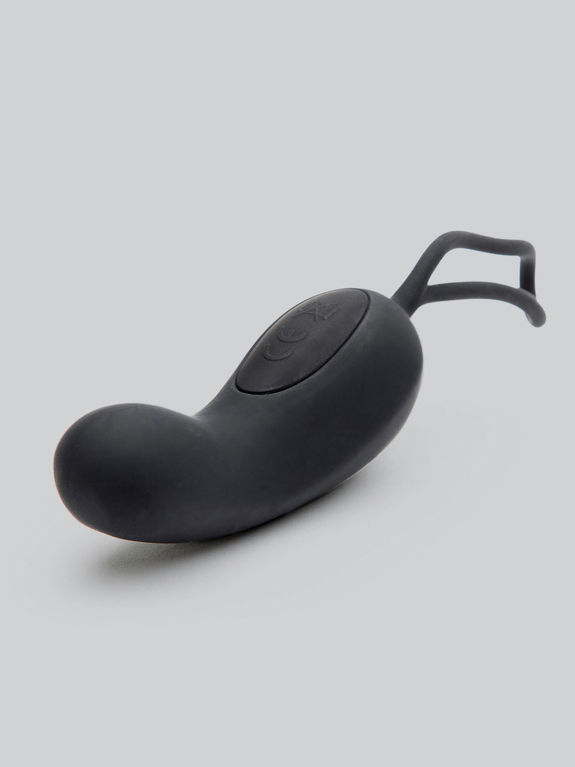 Remote Control Rechargeable Silicone G-Spot Love Egg, Black, hi-res