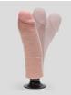 King Cock Ultra Realistic Girthy Suction Cup Dildo Vibrator 10 Inch, Flesh Pink, hi-res