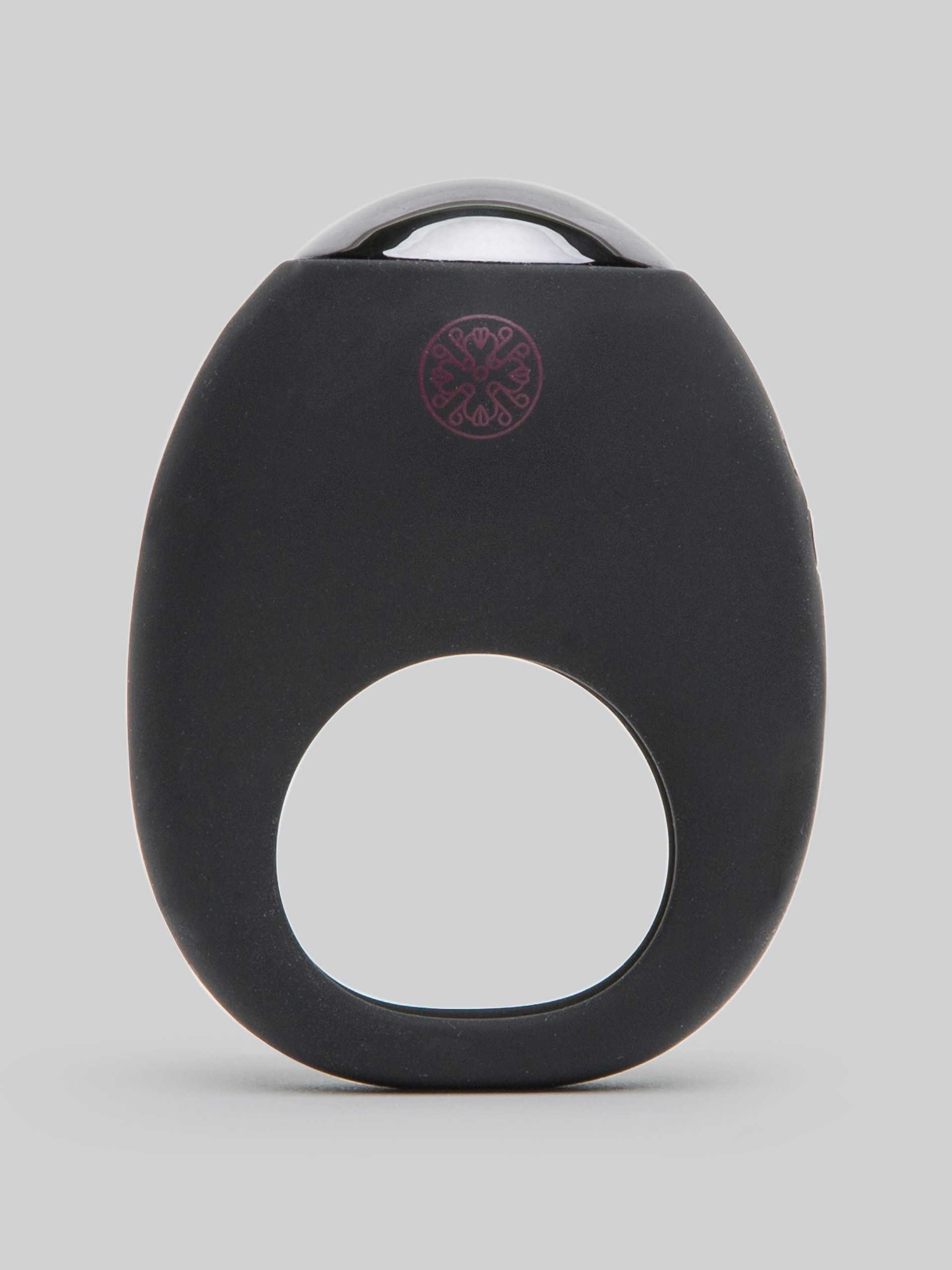 Mantric Rechargeable Vibrating Love Ring, Black, hi-res