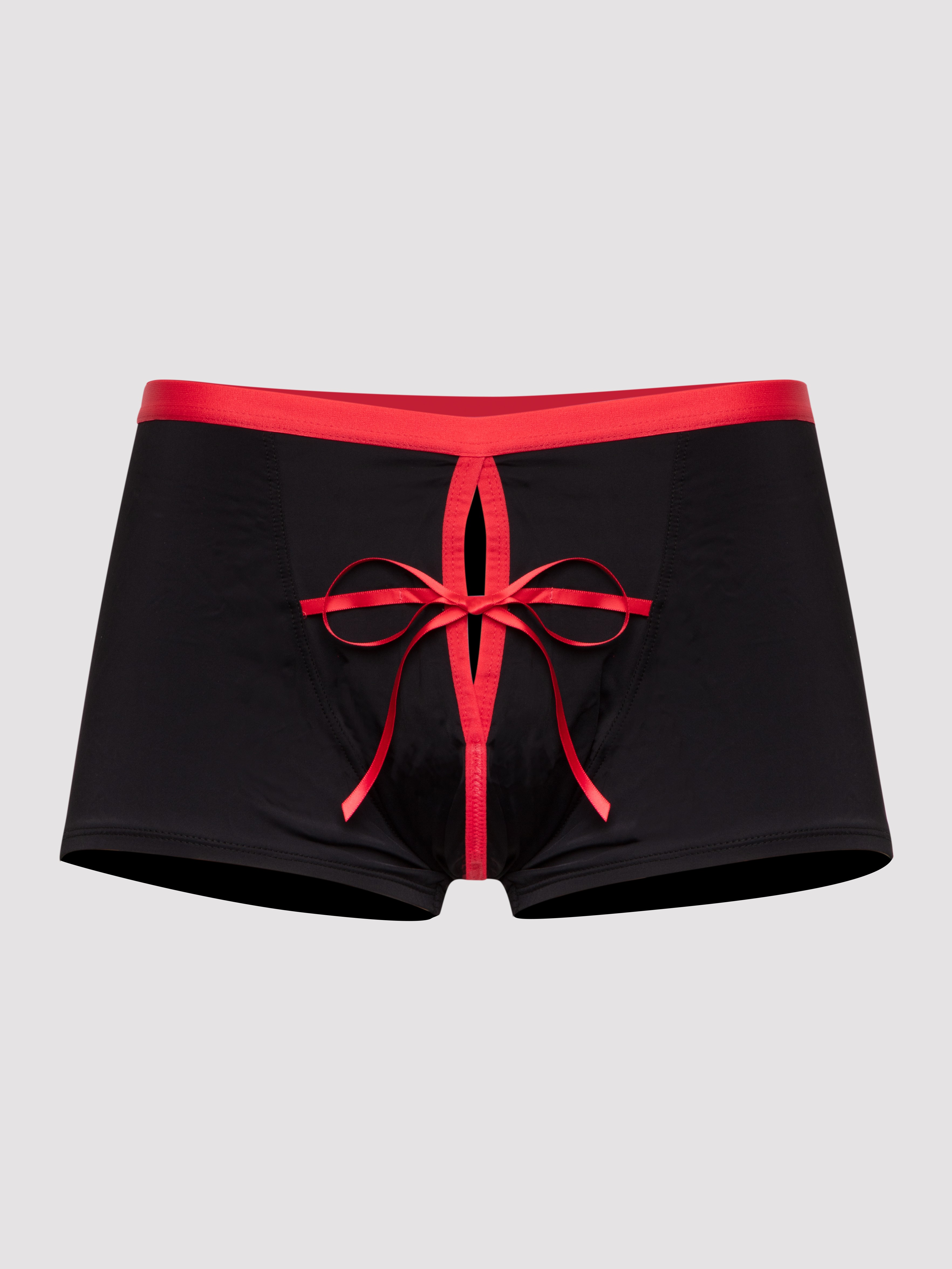 Image of LHM Unwrap Me Men's Boxer Shorts - L / XL - Black