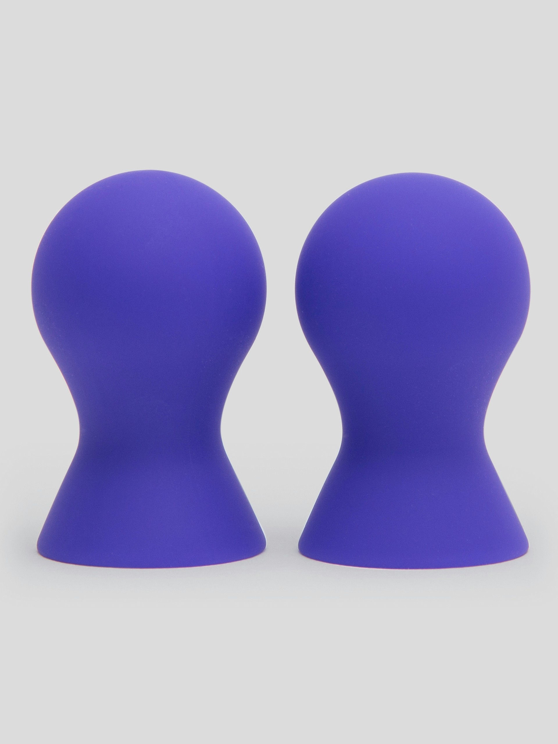 Lovehoney Perfect Pair Silicone Nipple Suckers, Purple, hi-res