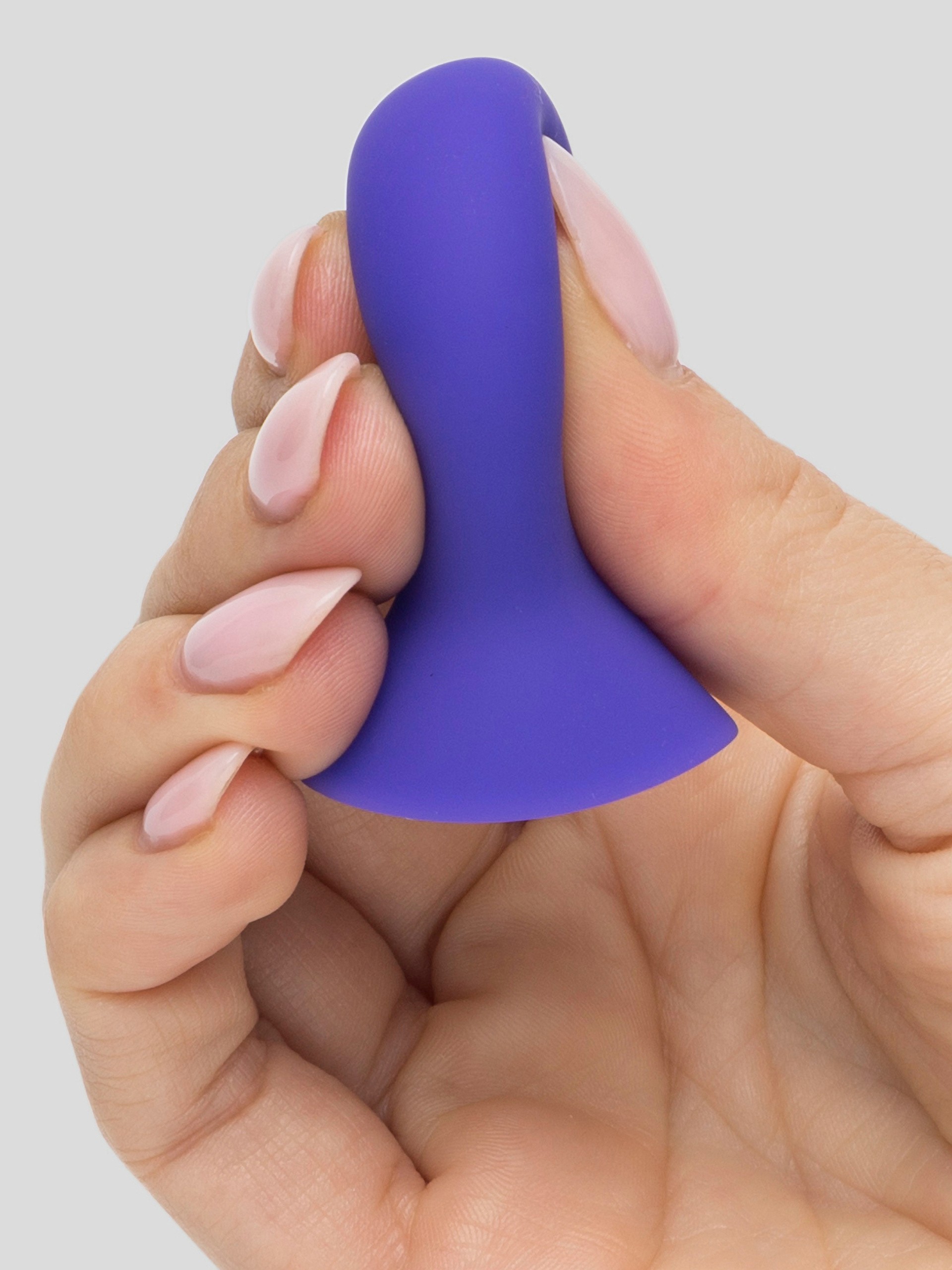 Lovehoney Perfect Pair Silicone Nipple Suckers, Purple, hi-res
