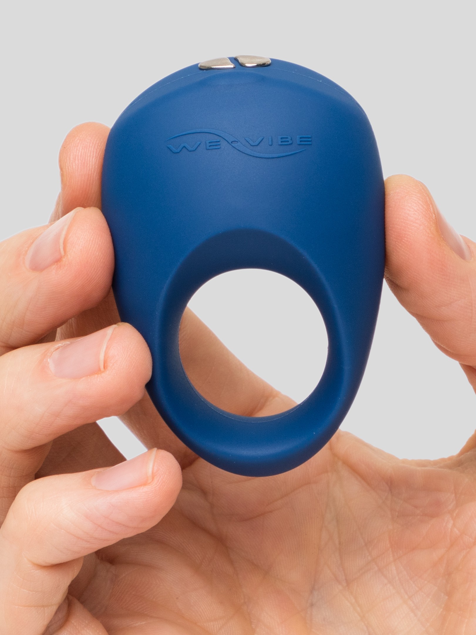 We-Vibe Pivot App Controlled Rechargeable Vibrating Cock Ring, Blue, hi-res