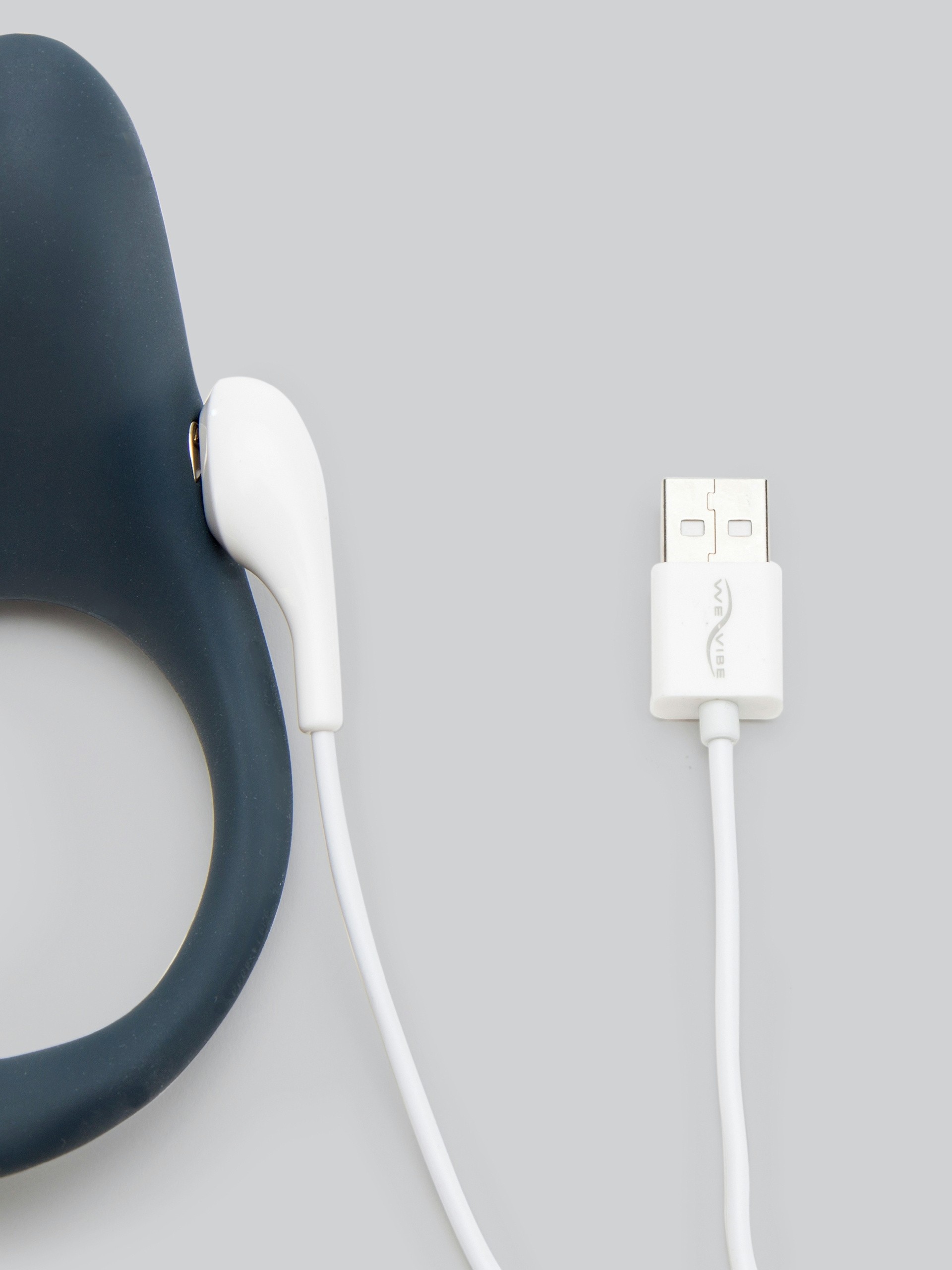 We-Vibe Verge App Controlled Rechargeable Vibrating Cock Ring, Black, hi-res