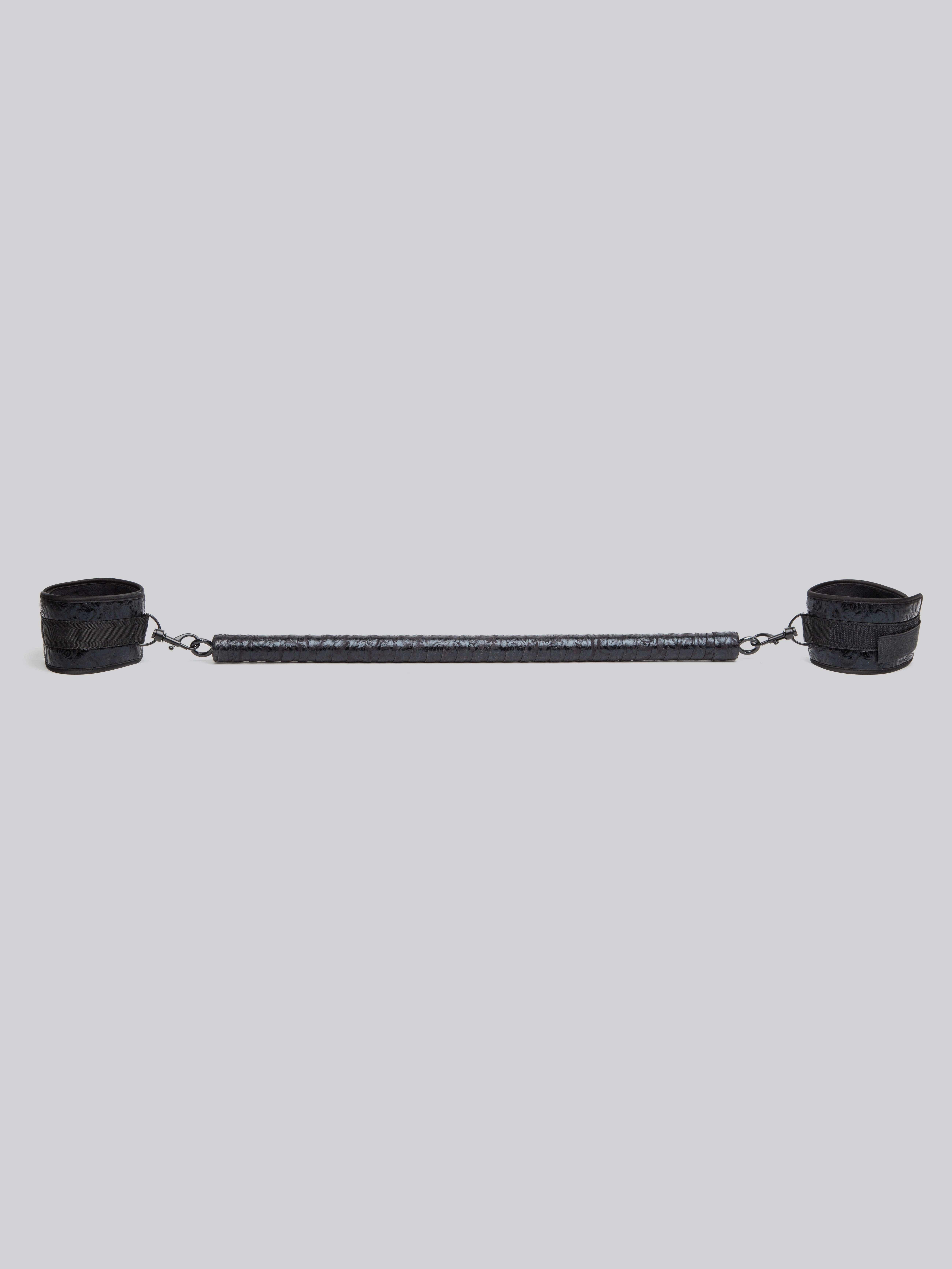 Bondage Boutique Black Rose 20 inch Spreader Bar, Black, hi-res