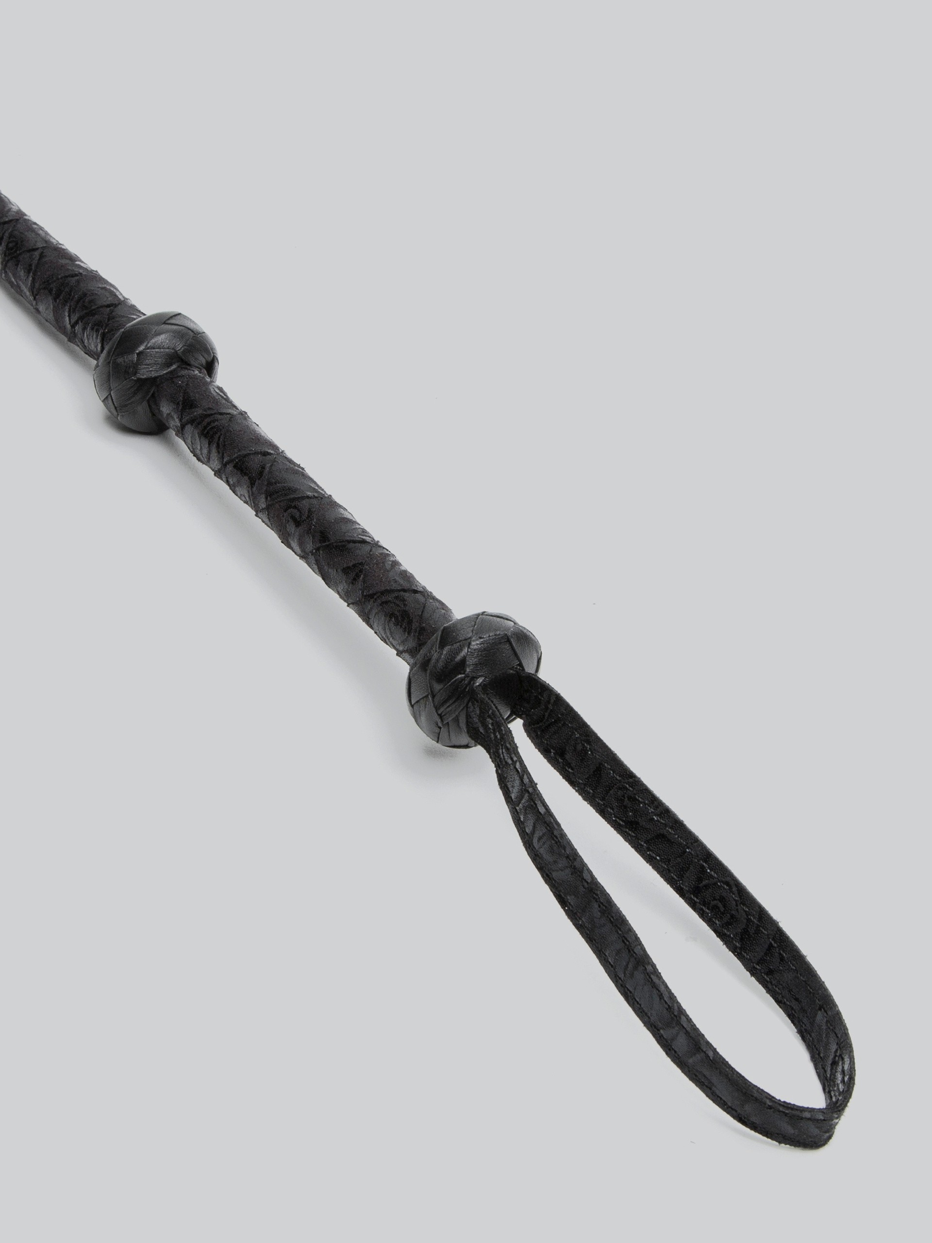 Bondage Boutique Black Rose Whip, Black, hi-res