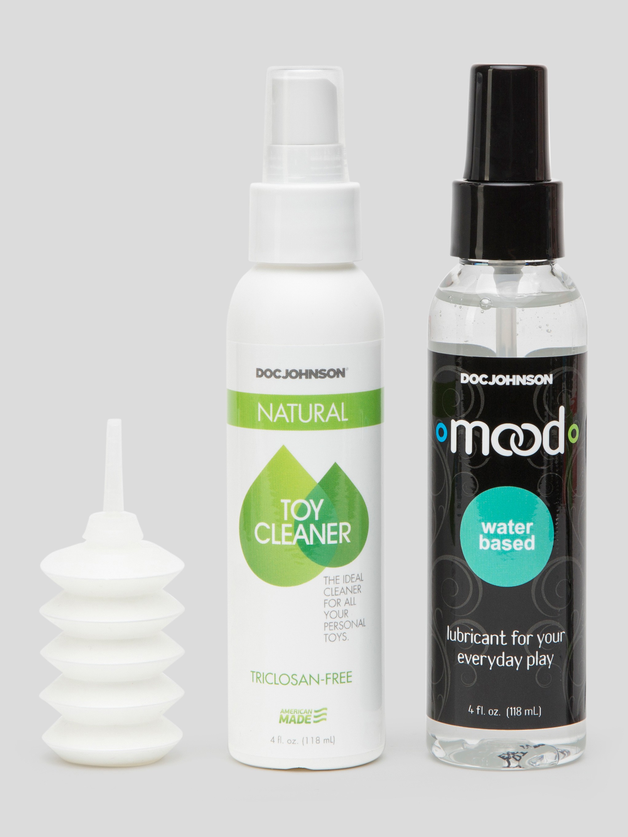 Doc Johnson Vac-U-Lock Crystal Jellies Dildo Set, Pink, hi-res