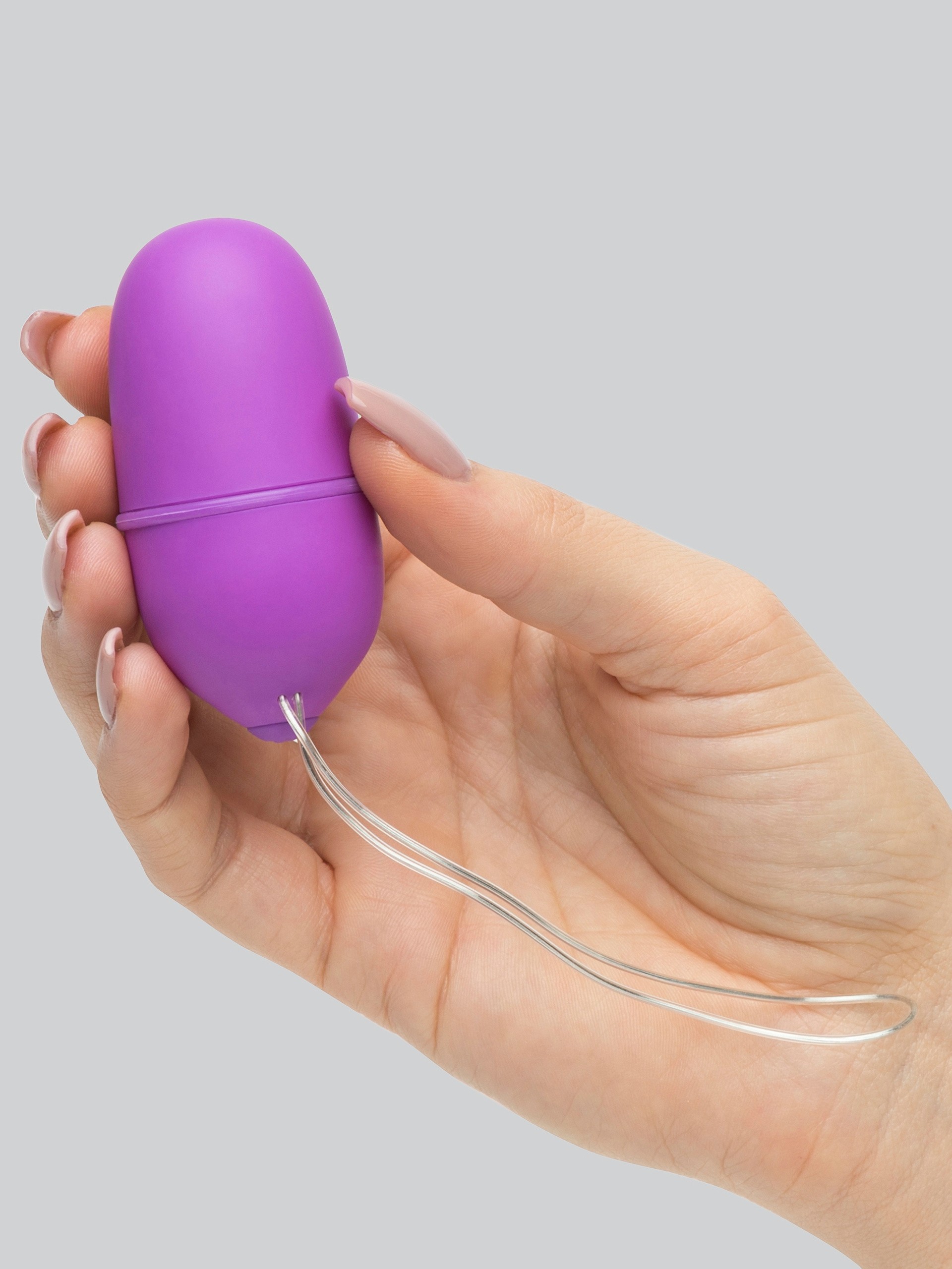 Lovehoney Thrill Seeker 10 Function Remote Control Love Egg Vibrator, Purple, hi-res