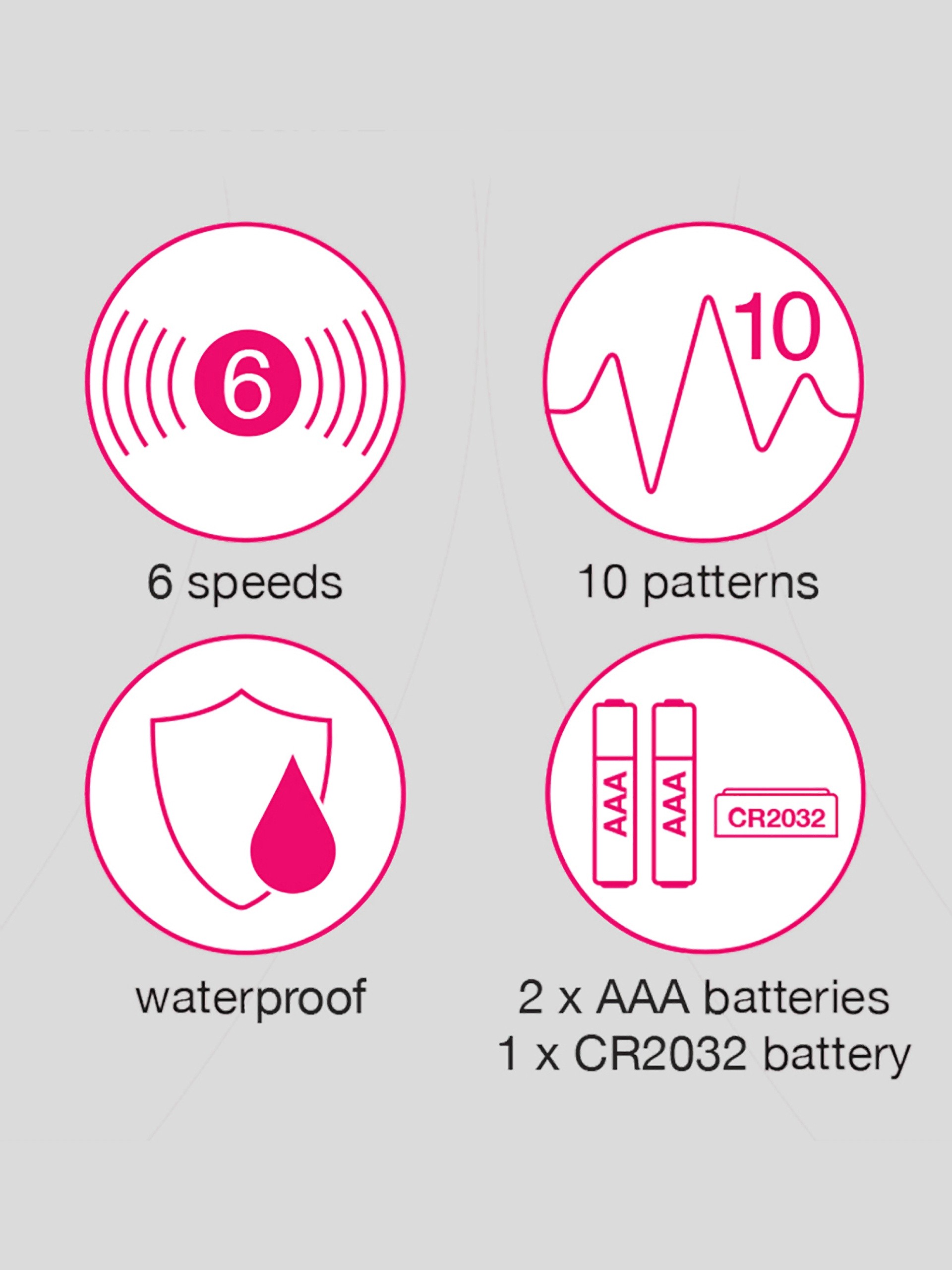 Lovehoney Thrill Seeker 10 Function Remote Control Love Egg Vibrator, Purple, hi-res