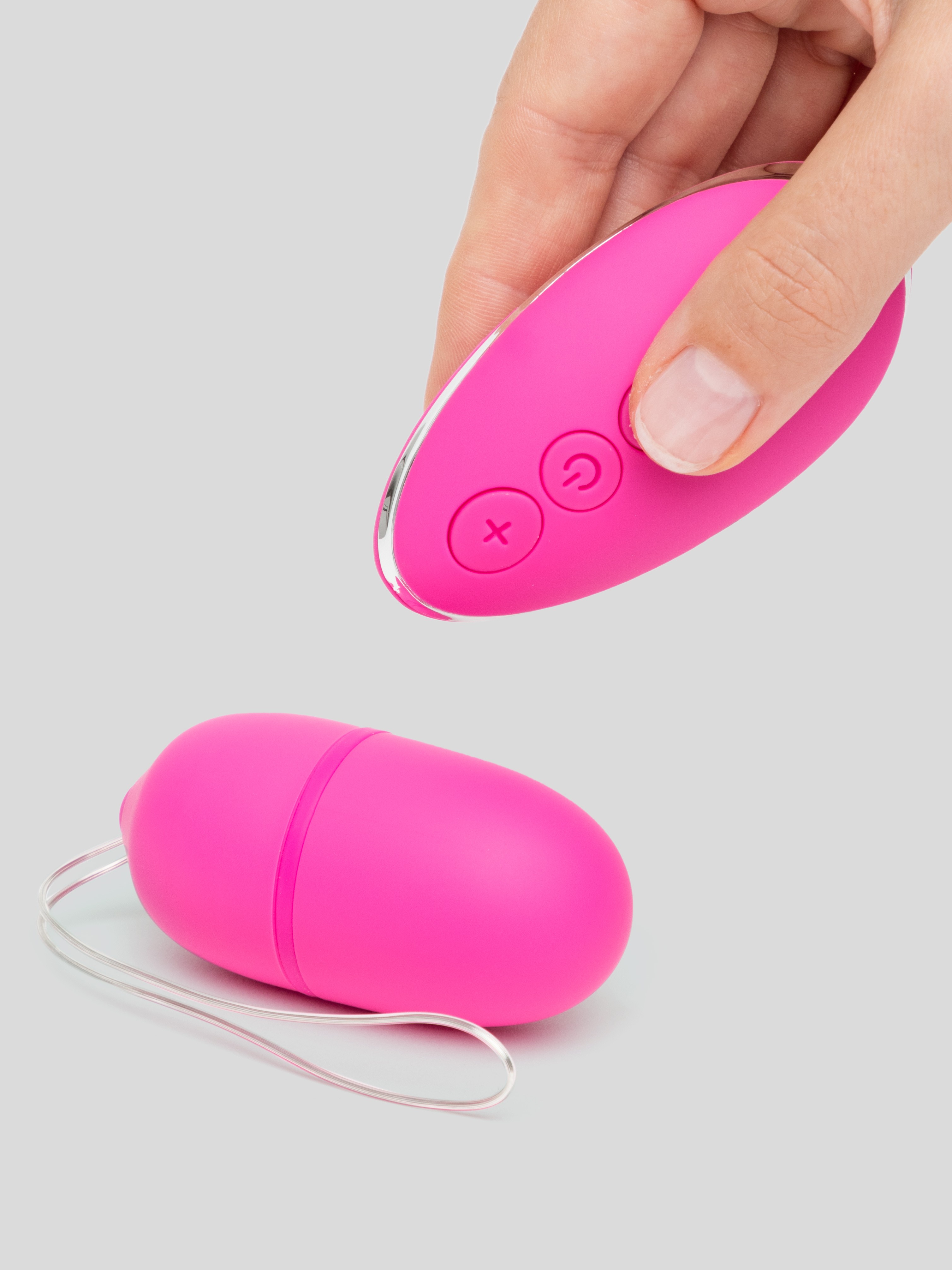 Lovehoney Thrill Seeker 10 Function Remote Control Love Egg Vibrator, Pink, hi-res