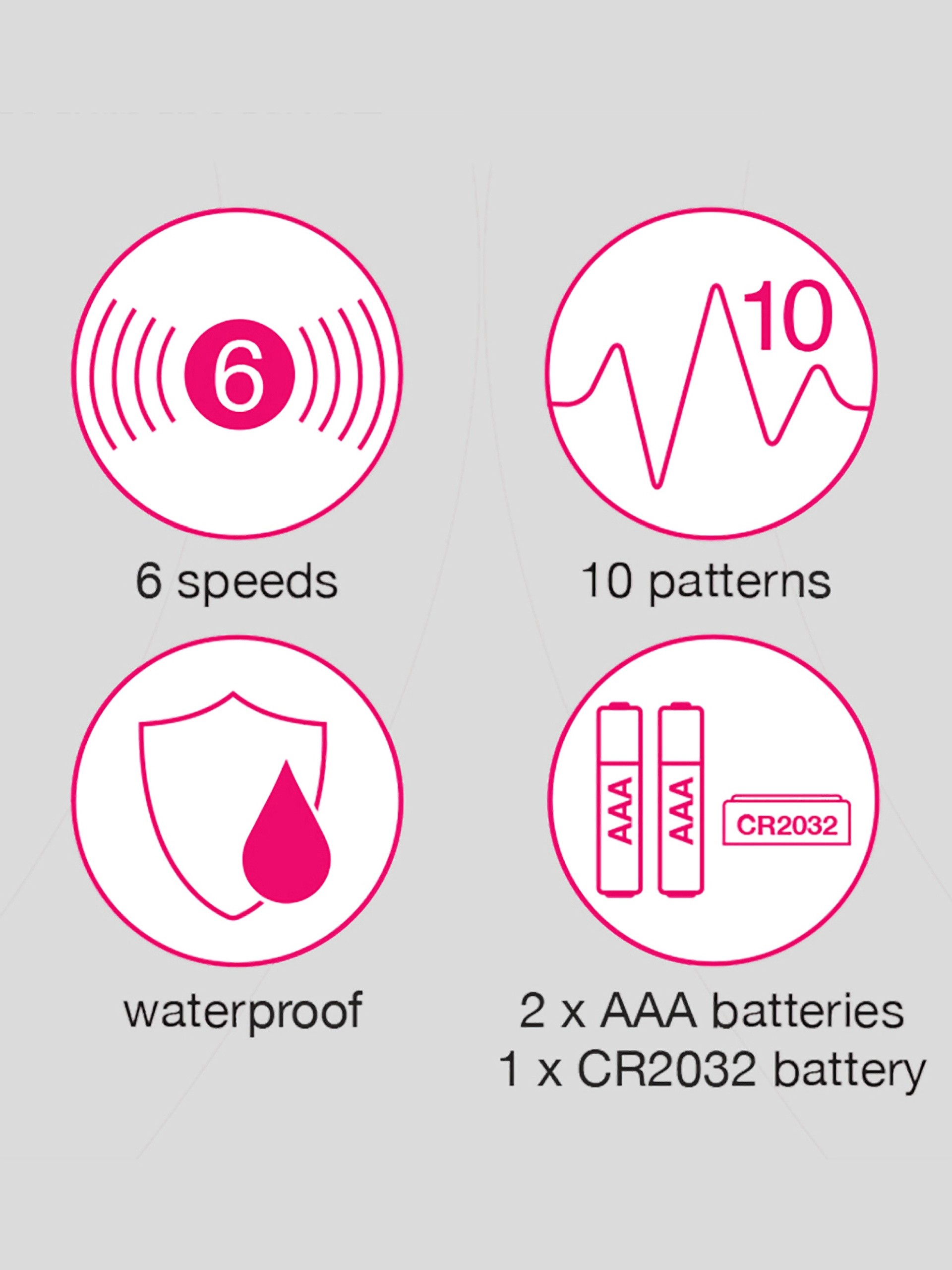 Lovehoney Thrill Seeker 10 Function Remote Control Love Egg Vibrator, Black, hi-res