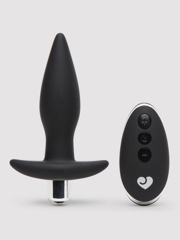 Lovehoney Booty Shaker 10 Function Remote Control Vibrating Butt Plug, Black, hi-res