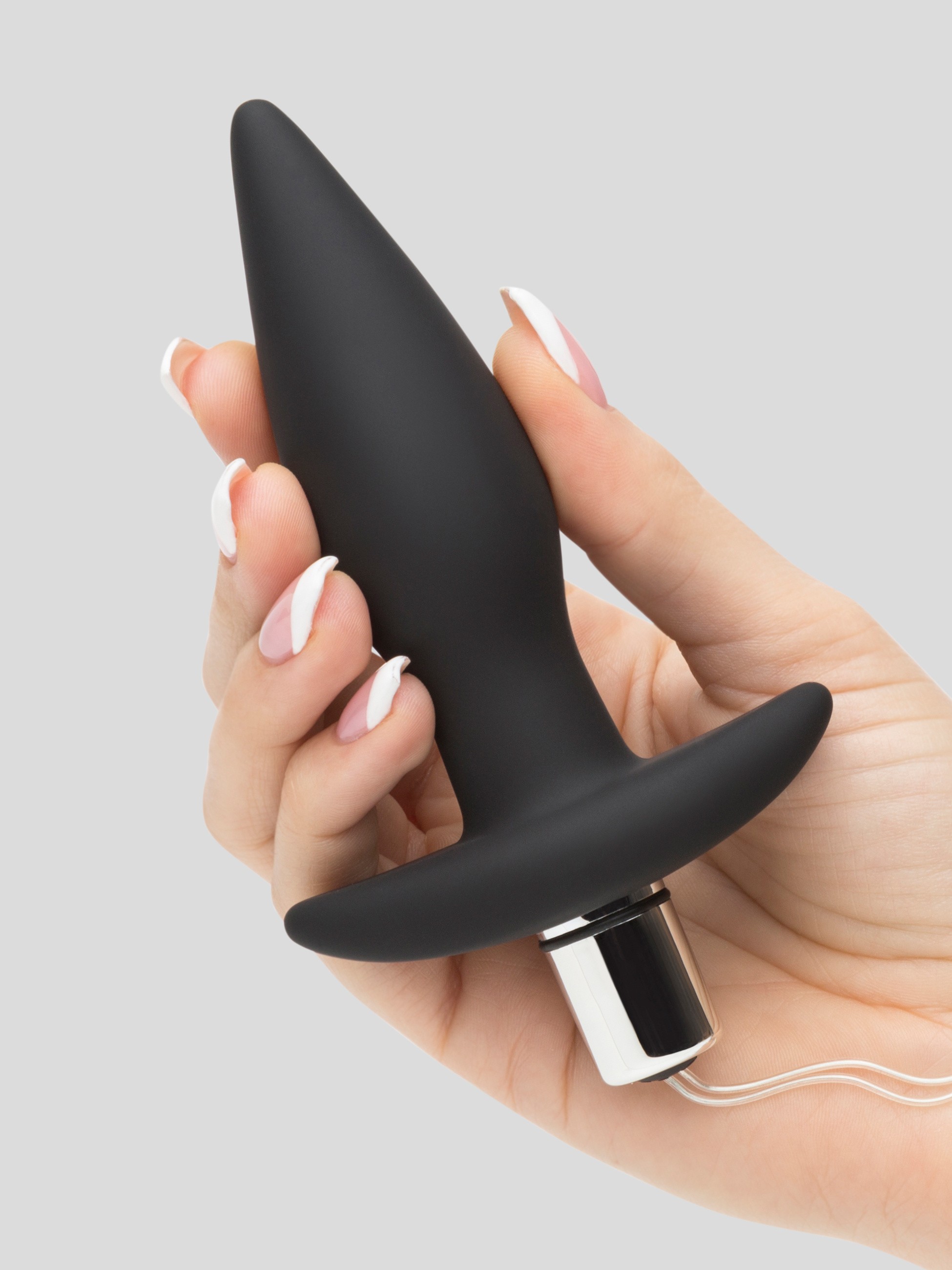 Lovehoney Booty Shaker 10 Function Remote Control Vibrating Butt Plug, Black, hi-res