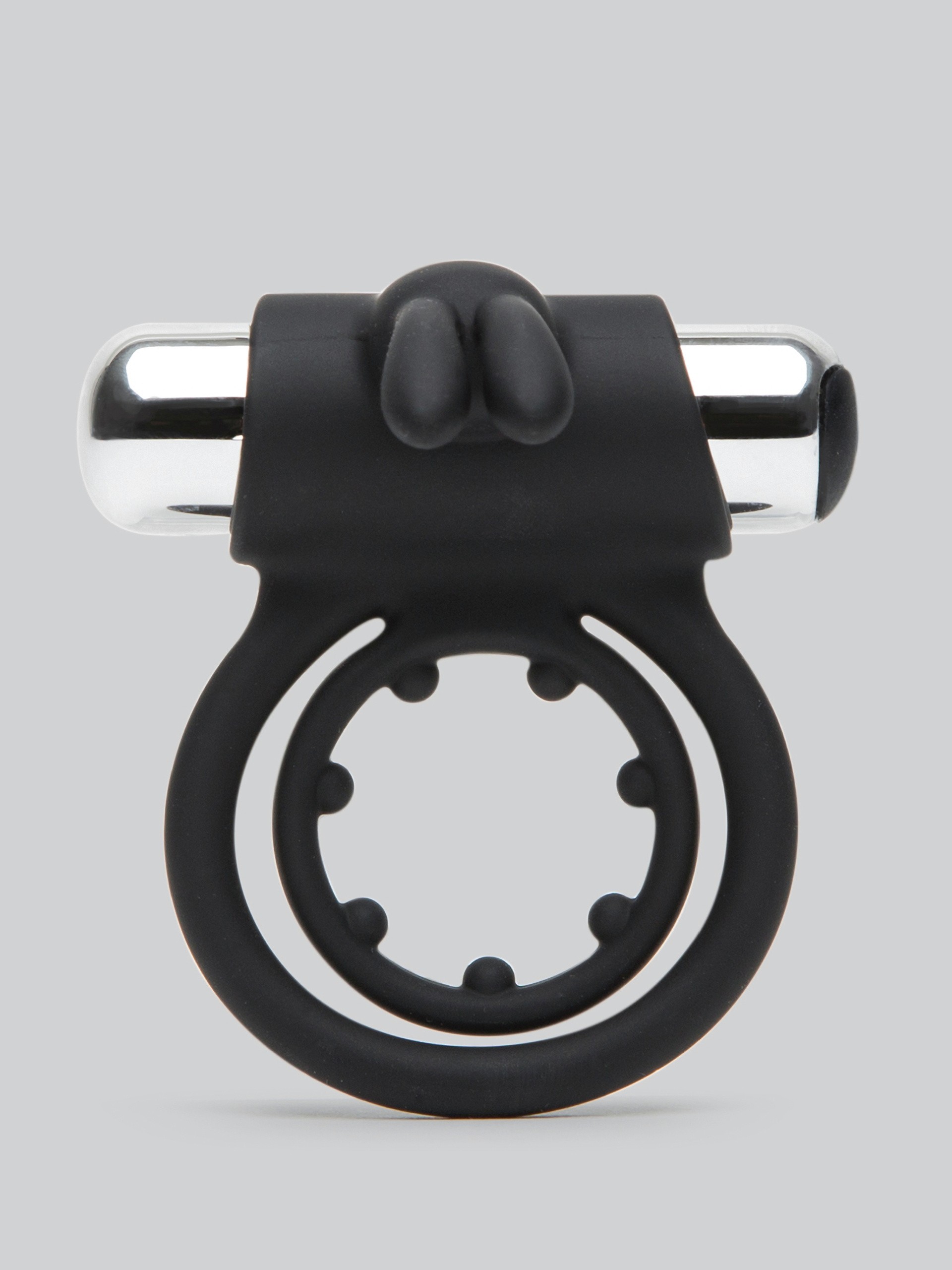 Lovehoney Rabbit Rocker 10 Function Vibrating Cock Ring, Black, hi-res