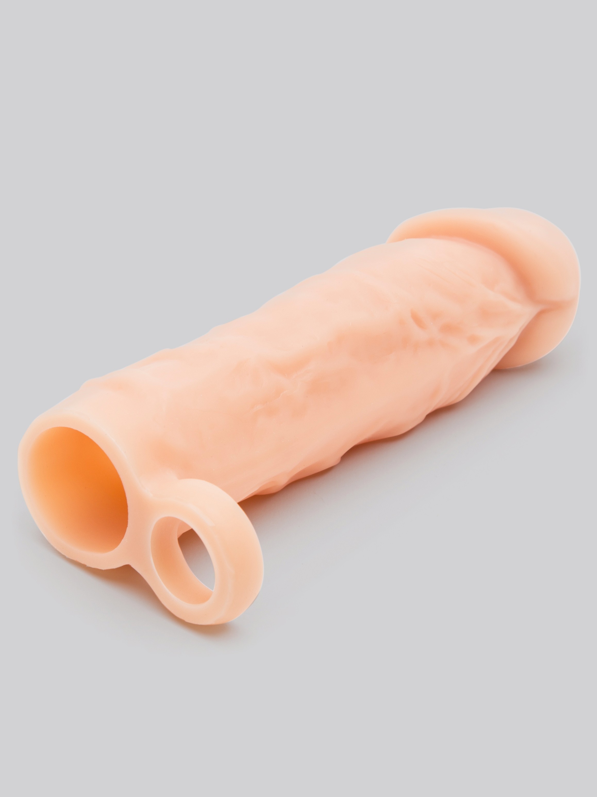  Lovehoney Mega Mighty 1 Extra Inch Silicone Penis Extender, Flesh Pink, hi-res