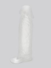 Lovehoney Mega Mighty 1 Extra Inch Silicone Penis Extender Clear, Clear, hi-res