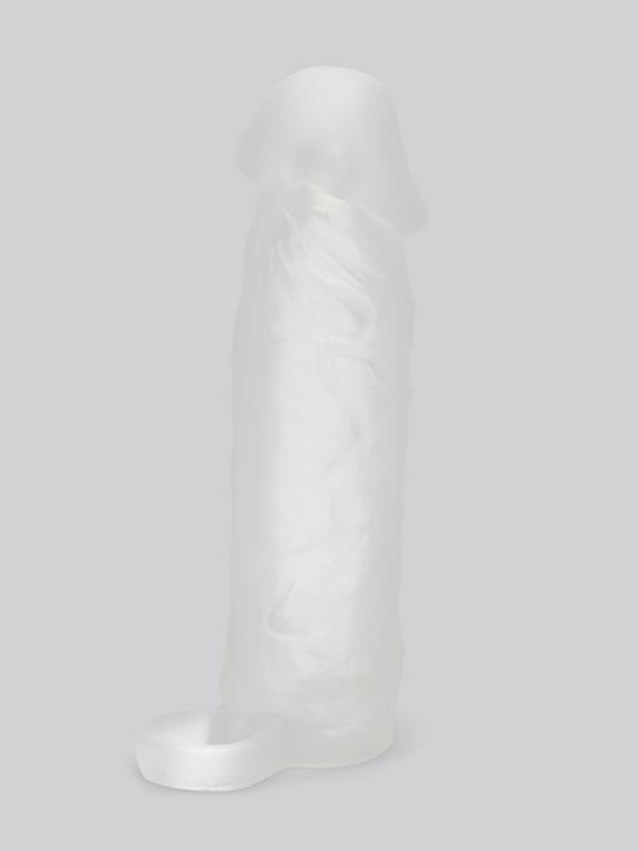 Gaine extension pénis silicone Pleaser Sleeve 2,5 cm supp, Lovehoney, Transparent, hi-res