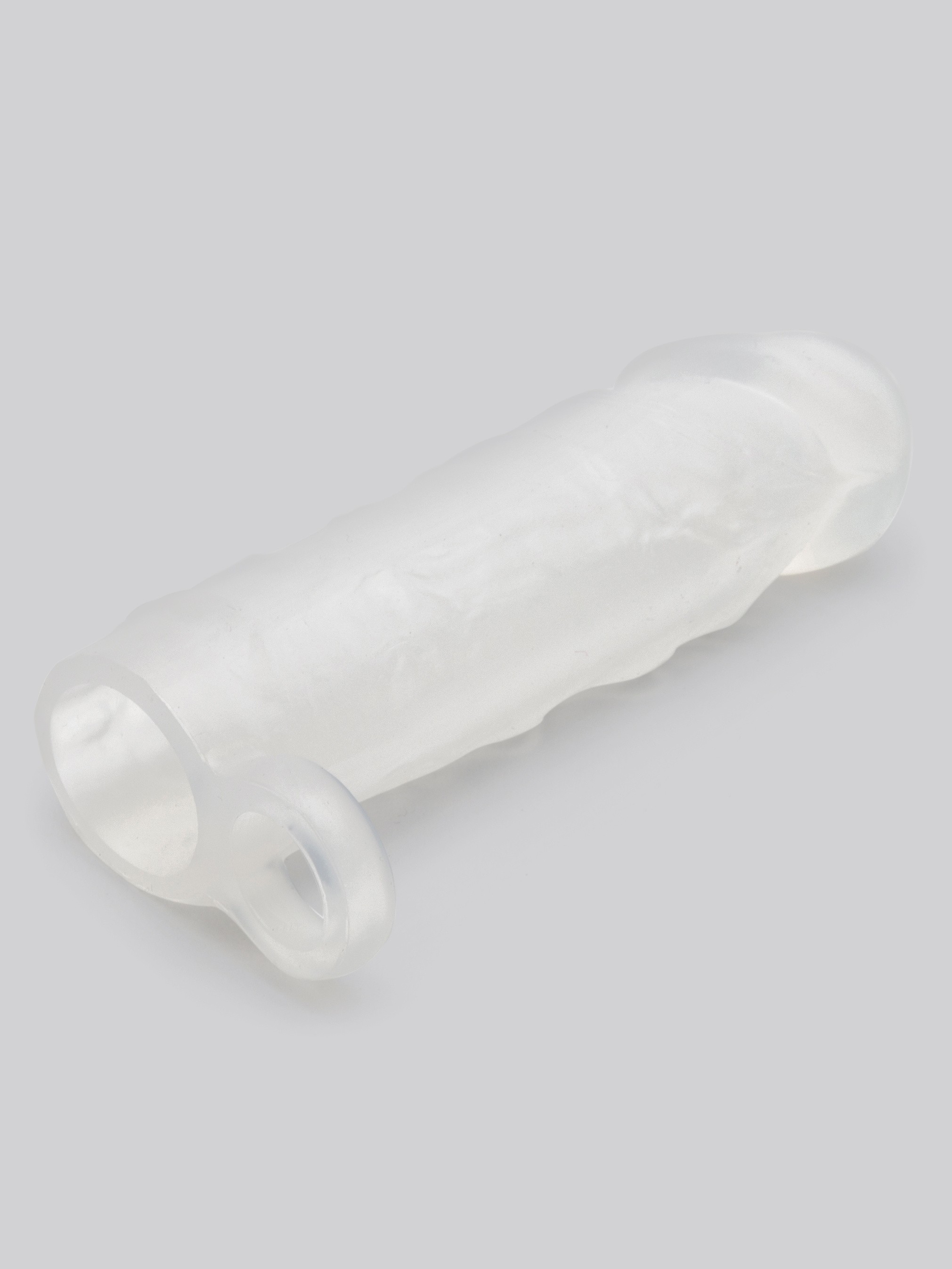 Lovehoney Mega Mighty 1 Extra Inch Silicone Penis Extender Clear, Clear, hi-res