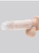 Lovehoney Mega Mighty 1 Extra Inch Silicone Penis Extender Clear, Clear, hi-res