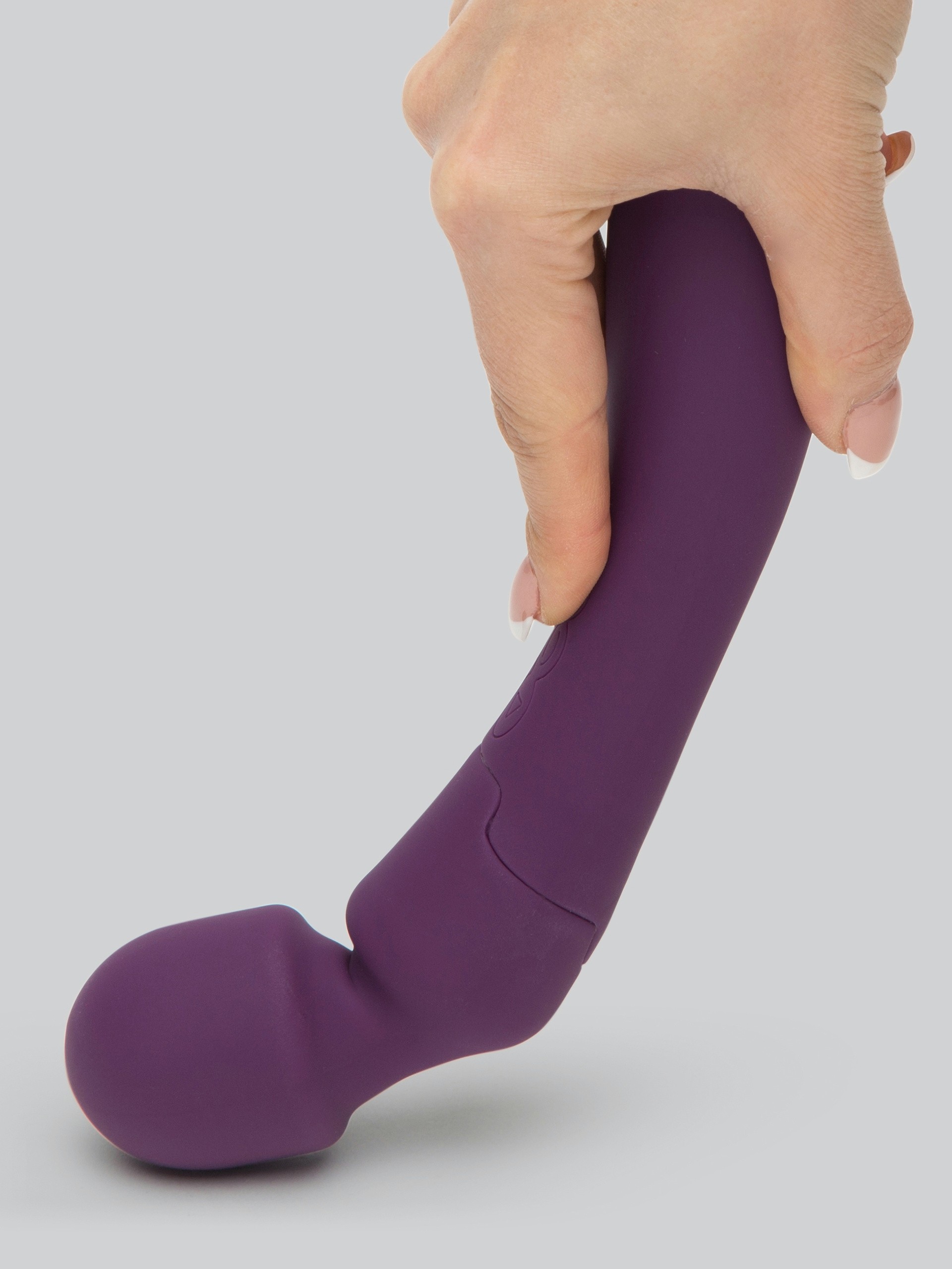 So Divine Wicked Game Dual Motor Massaging Wand, Purple, hi-res