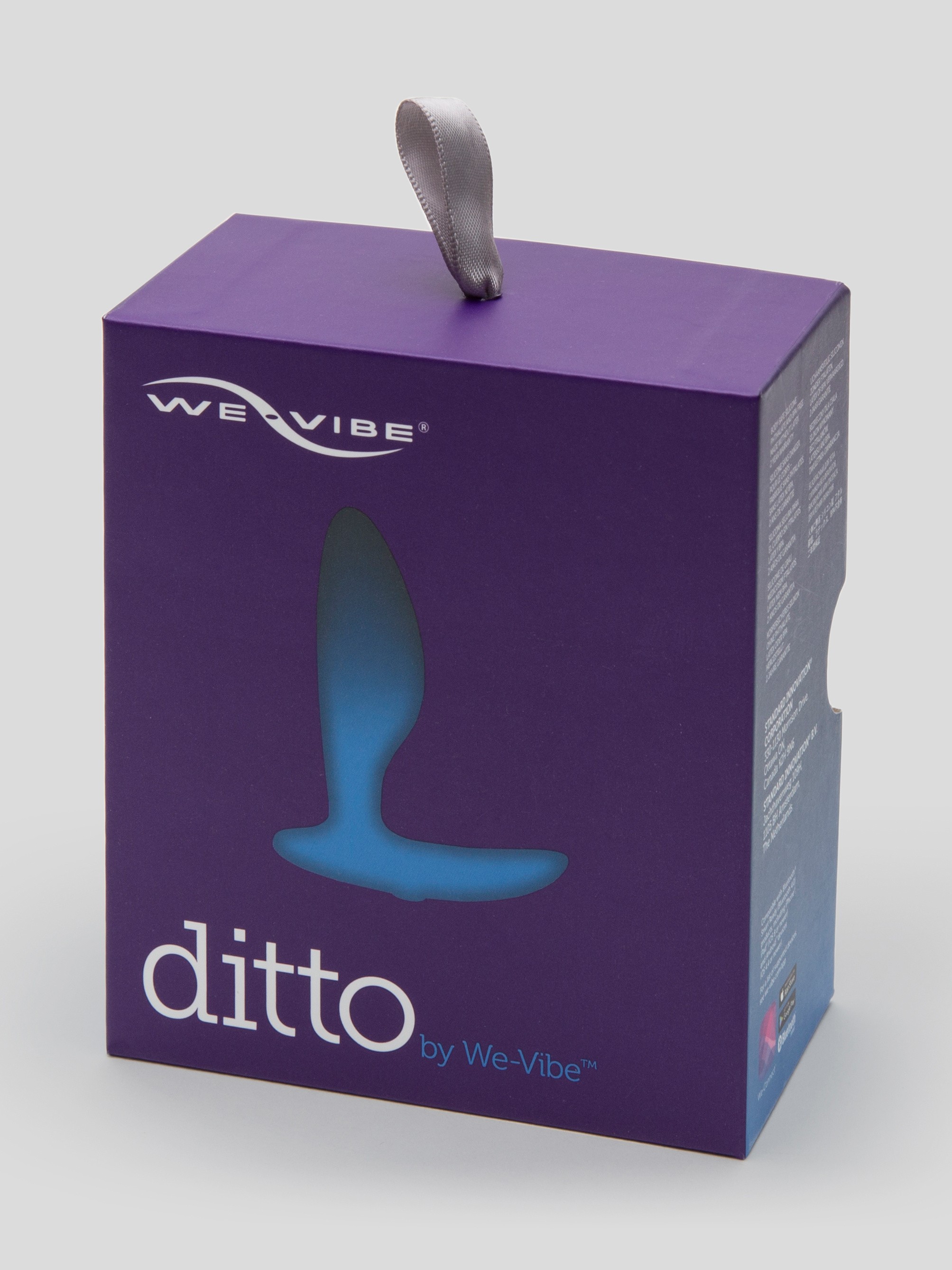 We-Vibe Ditto App and Remote Controlled Rechargeable Vibrating Butt Plug, Blue, hi-res