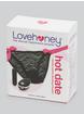 Lovehoney Plus Size Hot Date 10 Function Remote Control Vibrating Knickers, Black, hi-res