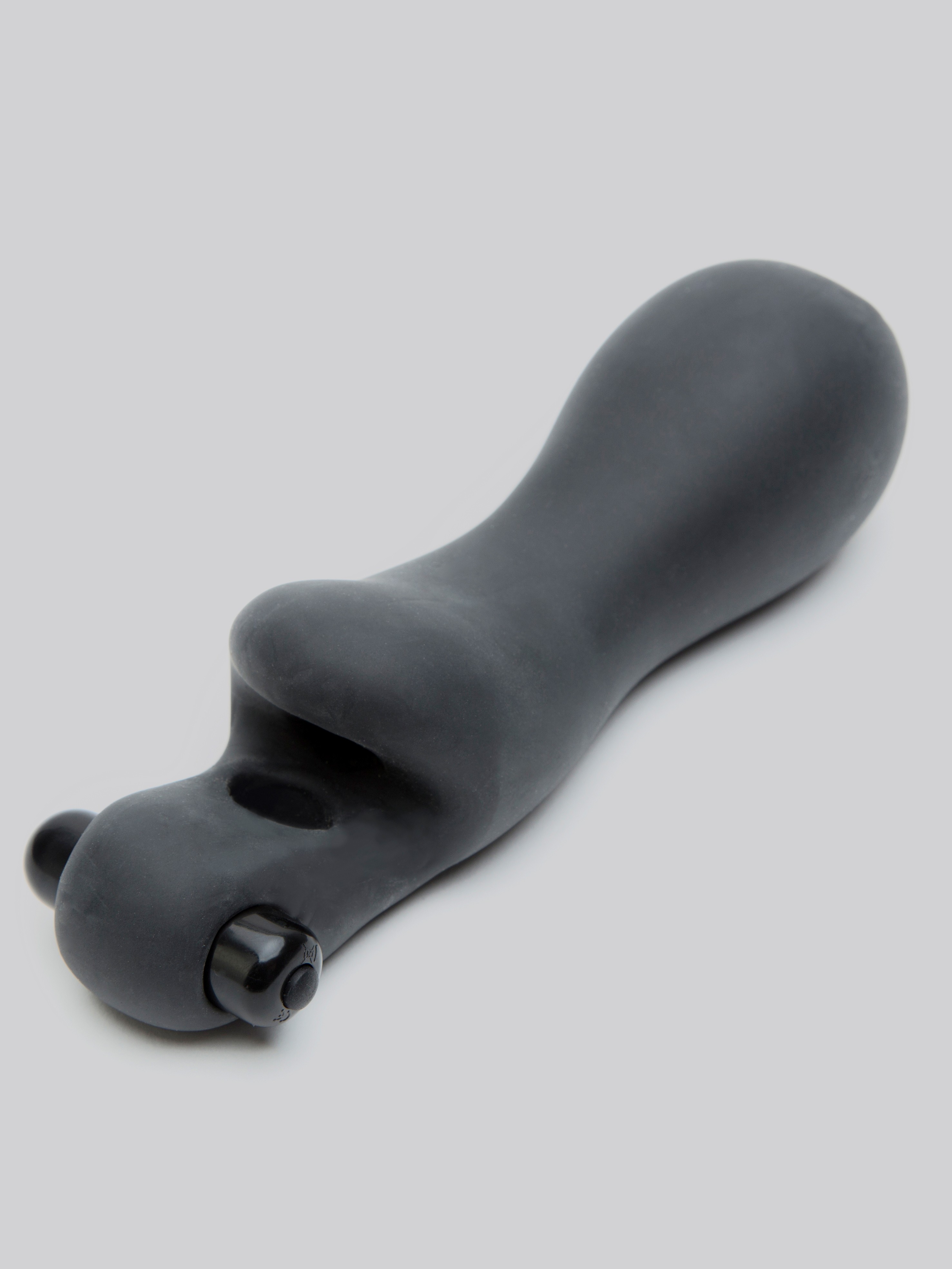 Renegade Ball Tugging Vibrating Male Stroker, Black, hi-res