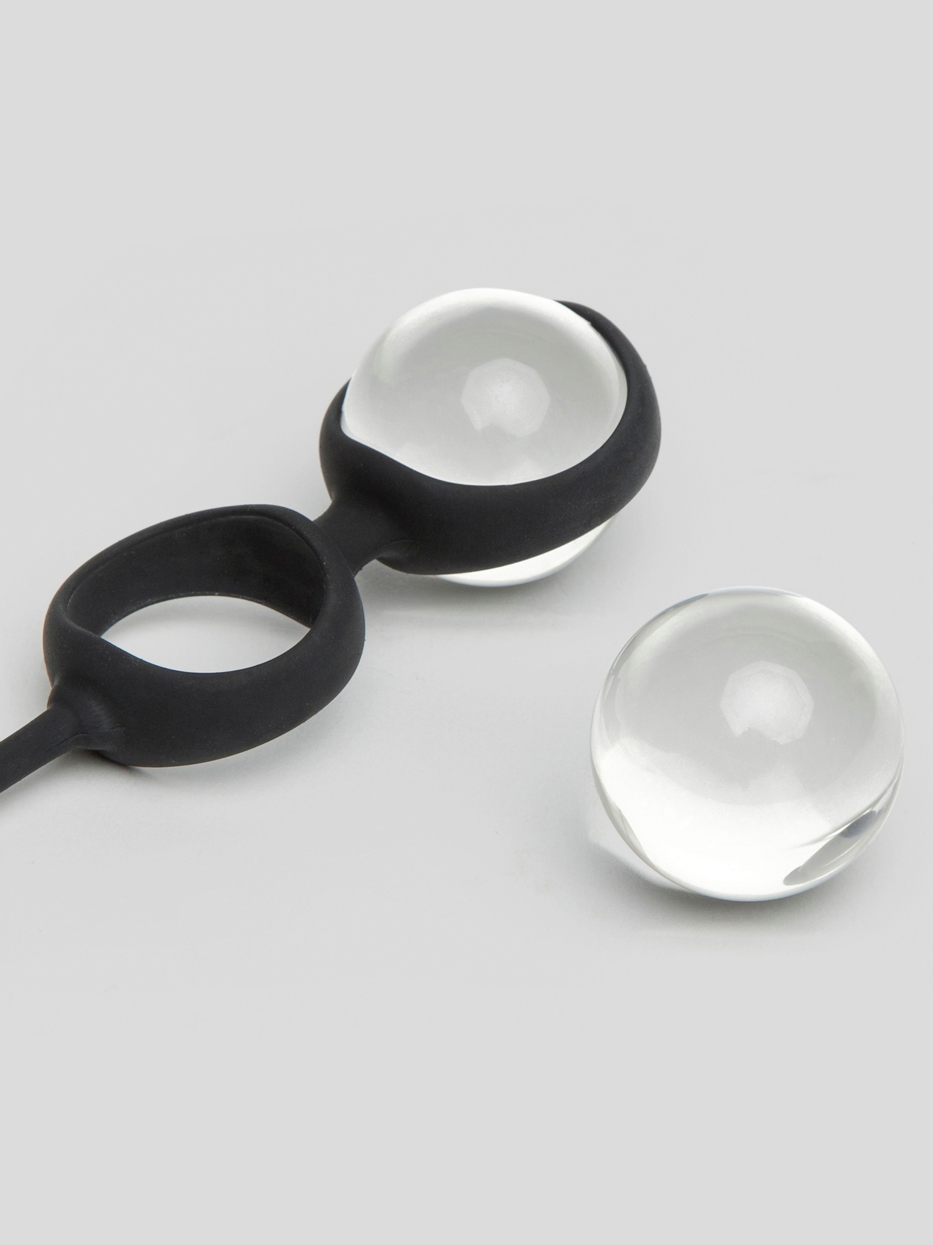 DOMINIX Deluxe Glass Kegel Balls 77g, Clear, hi-res