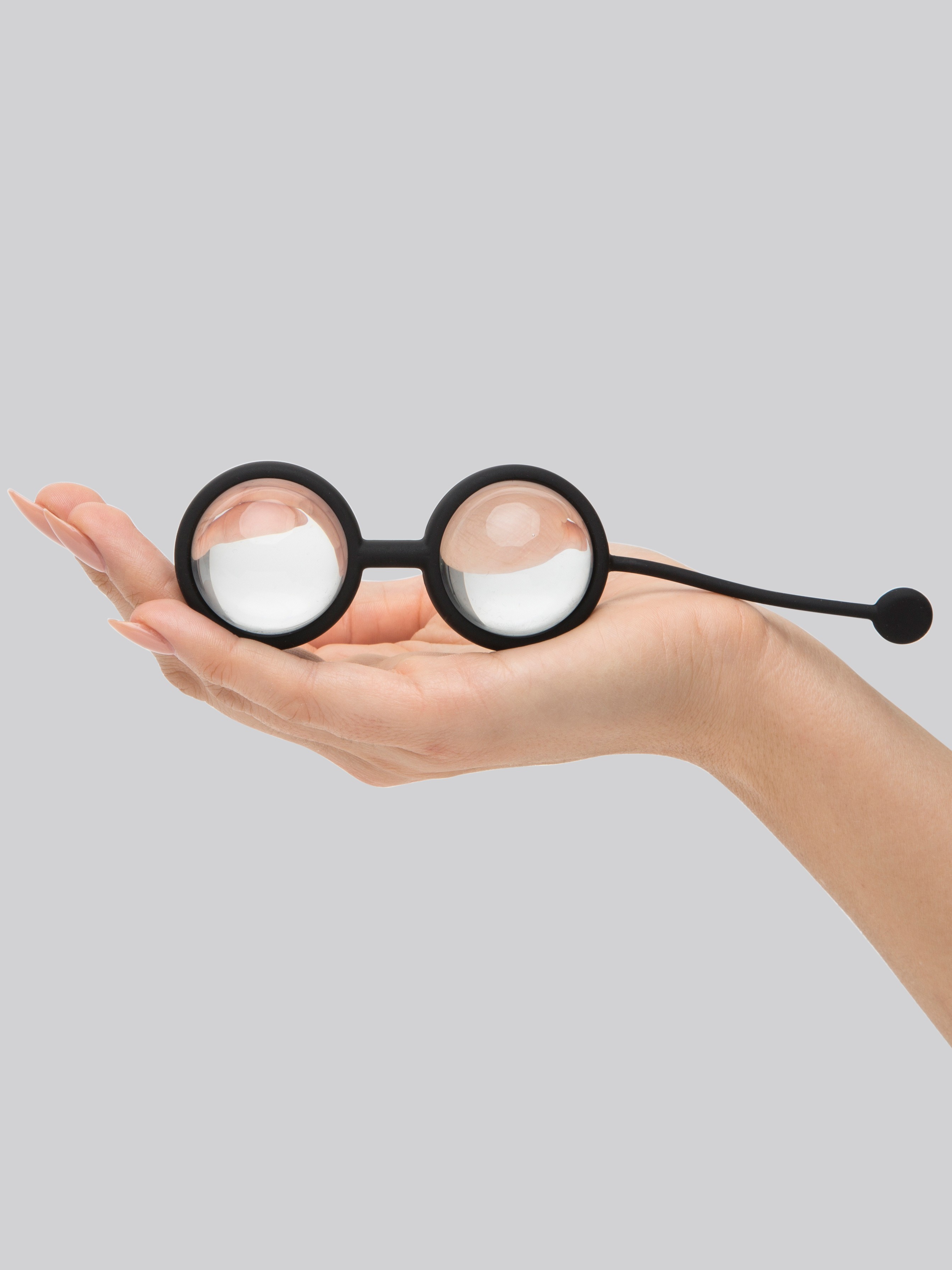 DOMINIX Deluxe Glass Kegel Balls 77g, Clear, hi-res