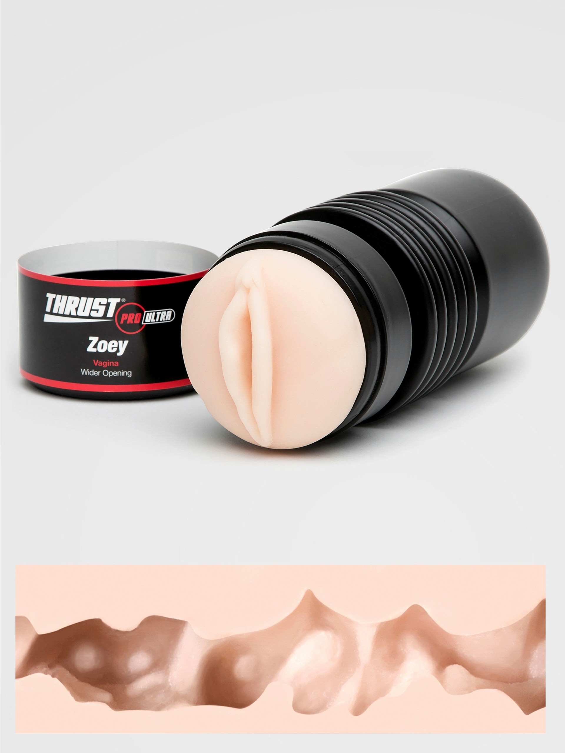 THRUST Pro Ultra Zoey Realistic Vagina Cup, Flesh Pink, hi-res