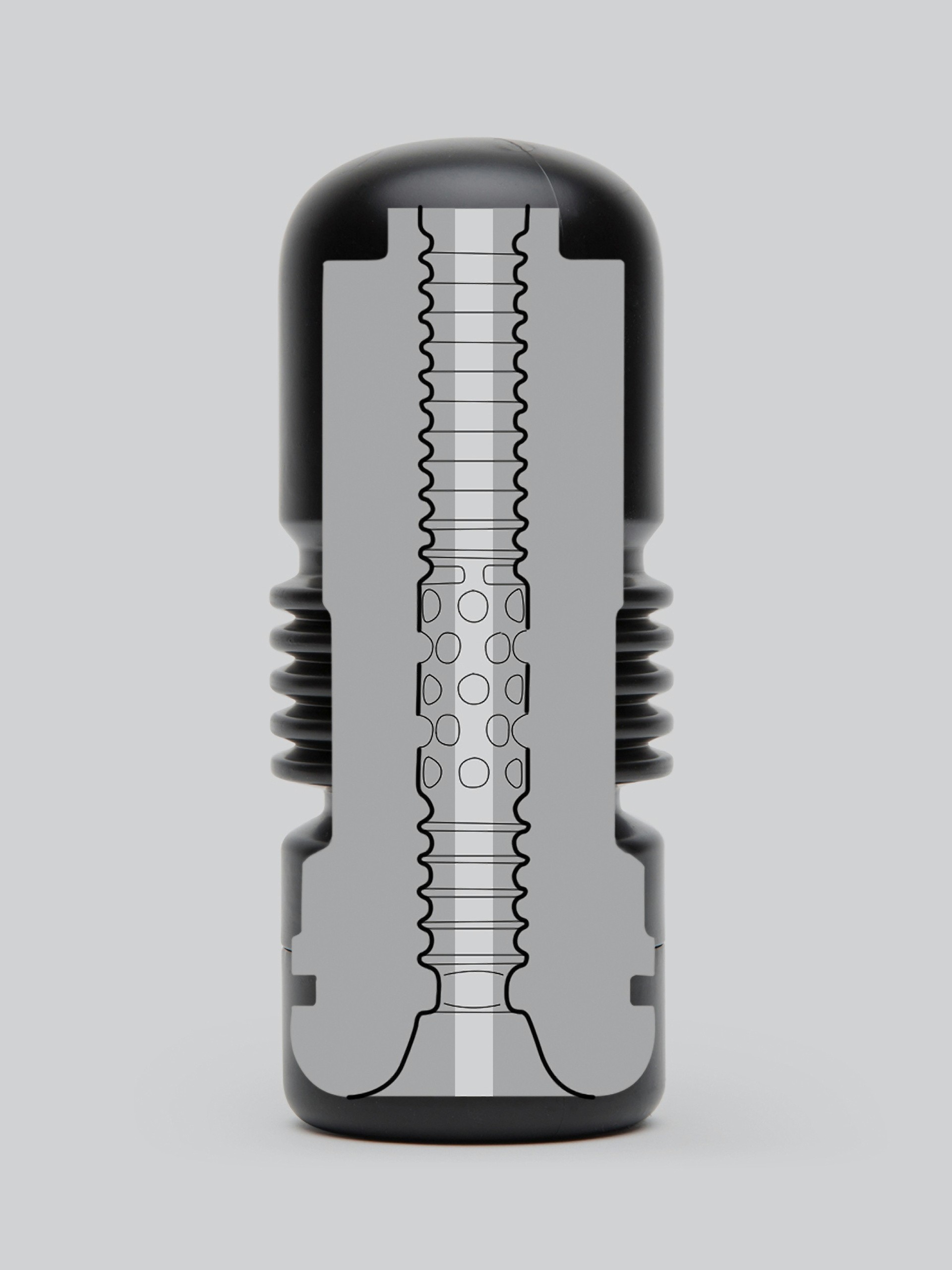 Tracey Cox EDGE Cup Stamina Stroker, Clear, hi-res