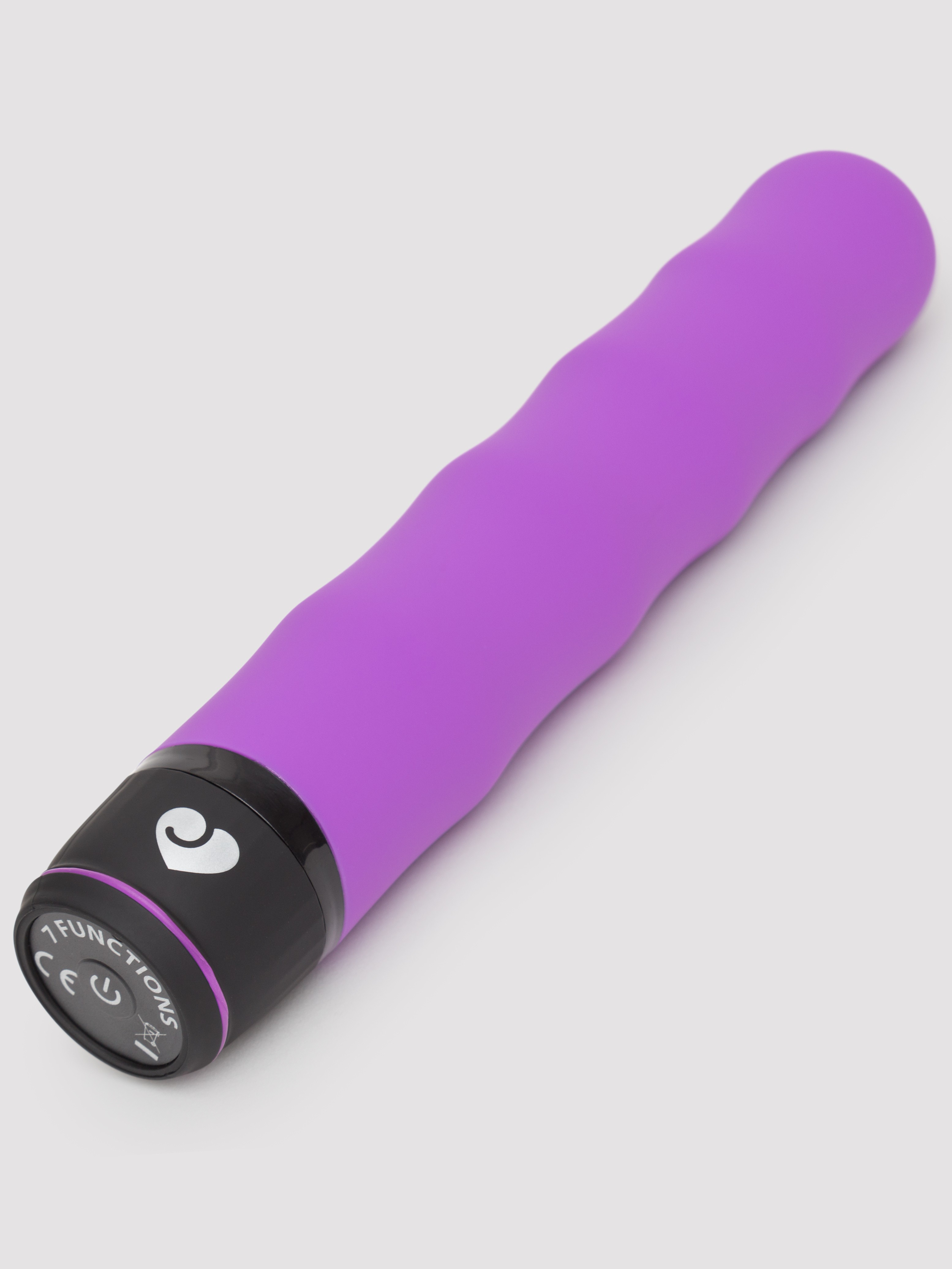 Lovehoney Silencer Whisper Quiet Classic Vibrator 7 Inch, Purple, hi-res
