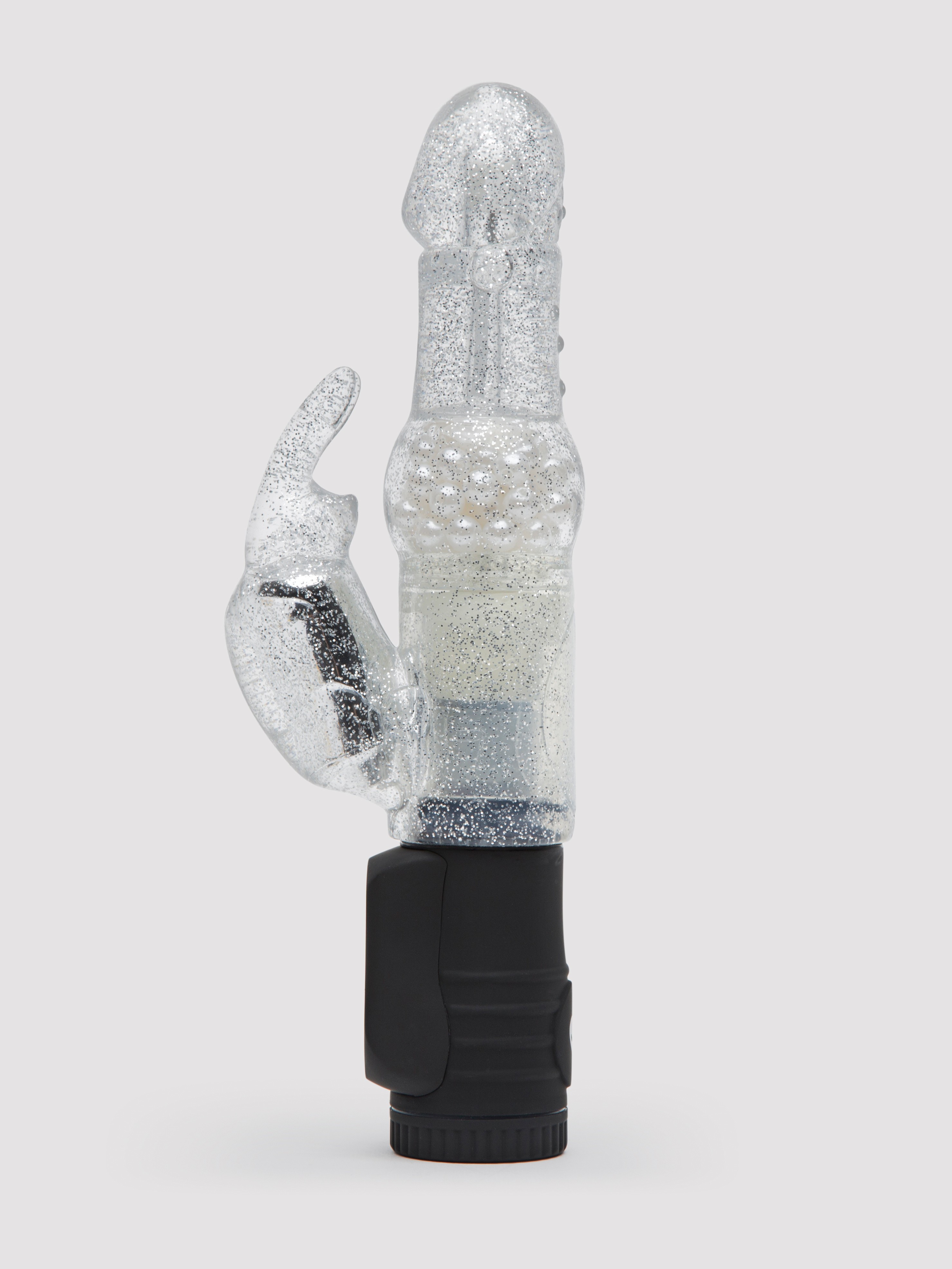 Lovehoney Jessica Rabbit 10 Function Silver Rabbit Vibrator, Silver, hi-res