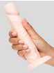 Lifelike Lover Basic Realistic Suction Cup Dildo 8 Inch, Flesh Pink, hi-res