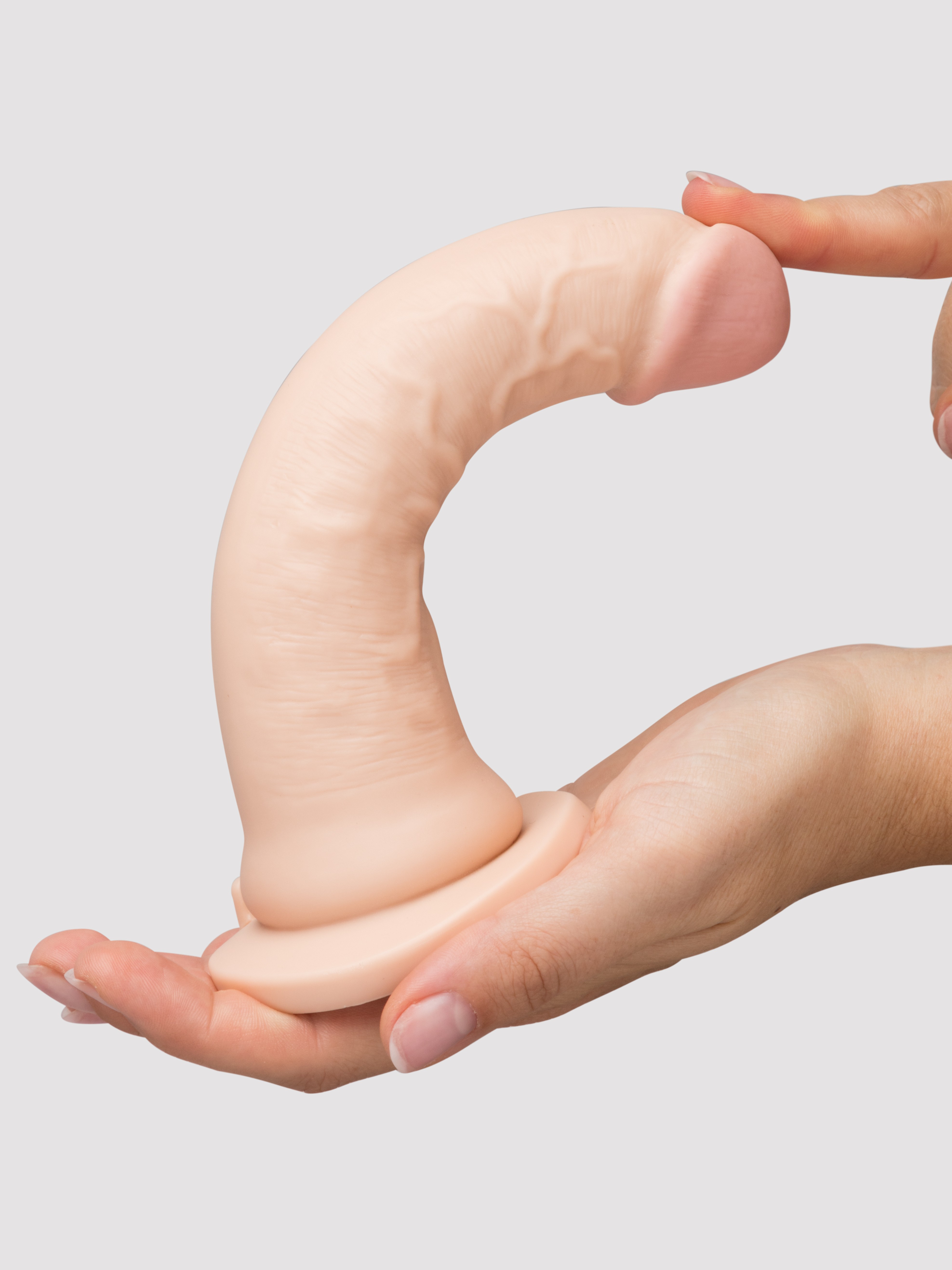 Lifelike Lover Ultra Realistic Suction Cup Dildo 7 Inch, Flesh Pink, hi-res