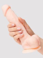 Lifelike Lover Luxe Silicone Realistic Dildo 8 Inch, Flesh Pink, hi-res