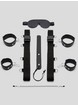 DOMINIX Deluxe Leather Under Mattress Bondage Kit (7 Piece), Black, hi-res