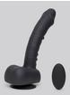 UPRIZE Remote Control Black Erecting Realistic Dildo Vibrator 8 Inch, Black, hi-res
