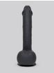 UPRIZE Remote Control Black Erecting Realistic Dildo Vibrator 8 Inch, Black, hi-res