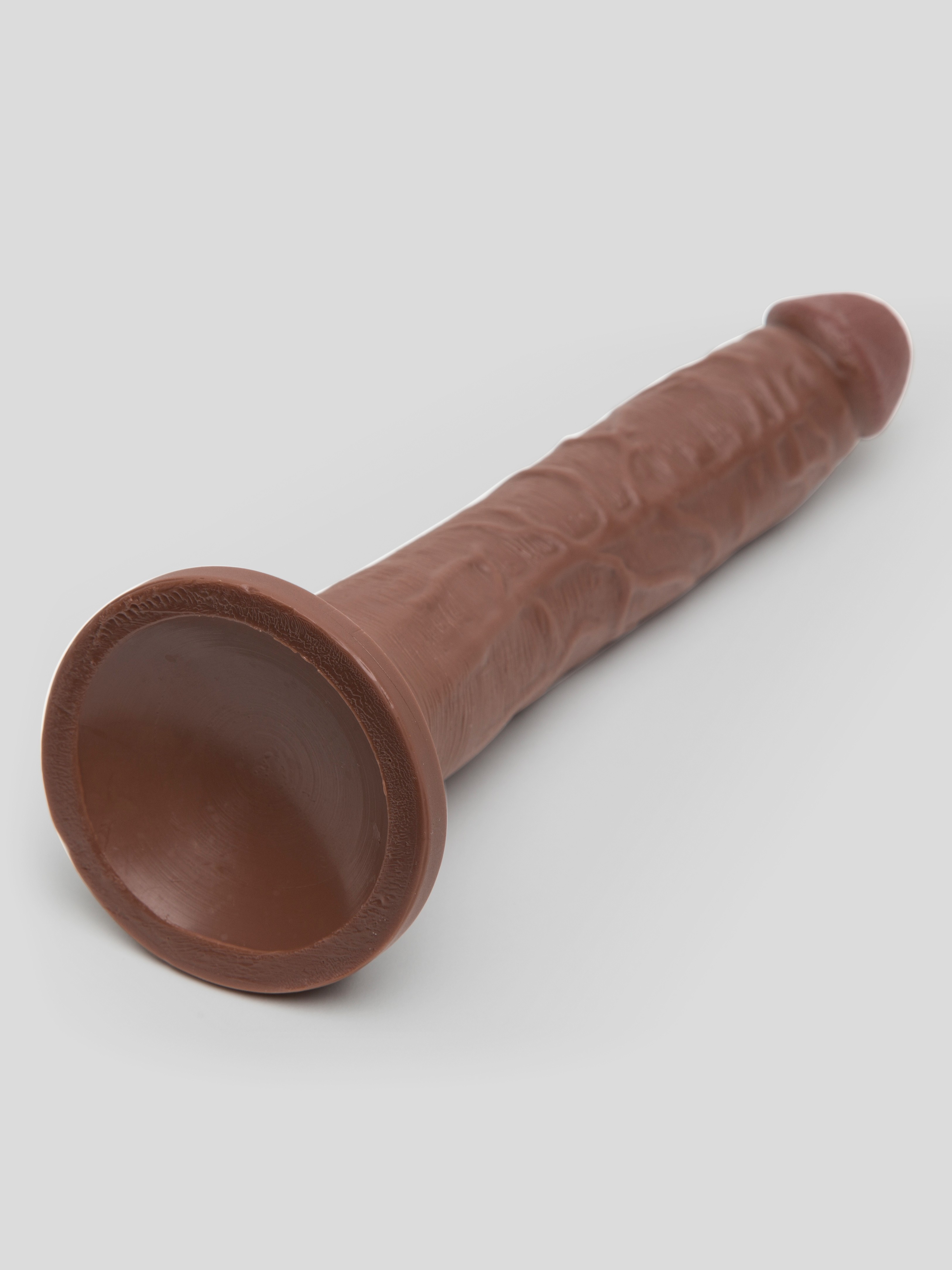 Lifelike Lover Ultra Realistic Suction Cup Dildo 8 Inch, Flesh Brown, hi-res