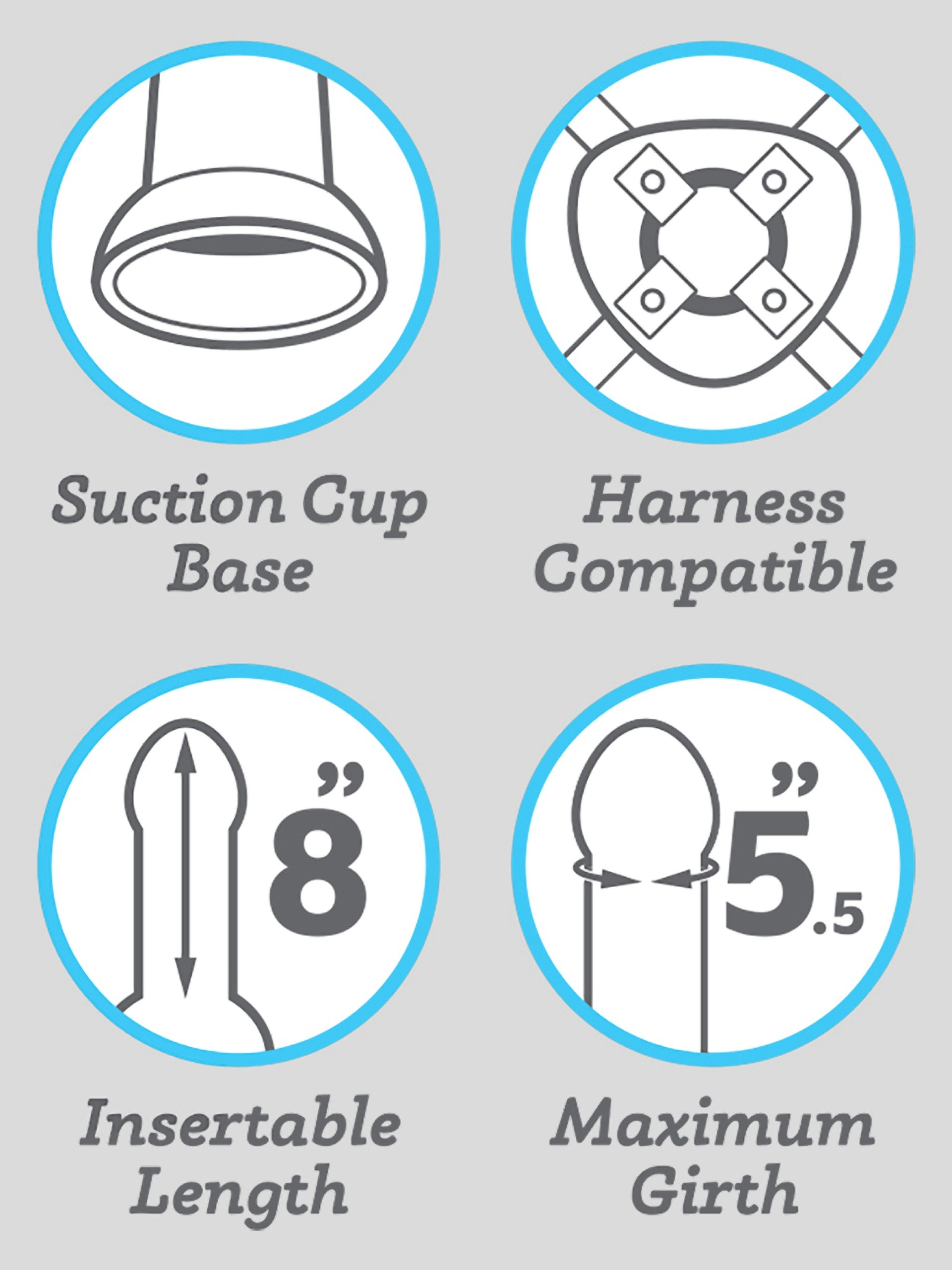 Lifelike Lover Ultra Realistic Suction Cup Dildo 8 Inch, Flesh Brown, hi-res