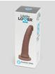Lifelike Lover Ultra Realistic Suction Cup Dildo 8 Inch, Flesh Brown, hi-res