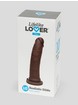Lifelike Lover Ultra Realistic Extra Girthy Dildo 10 Inch, Flesh Brown, hi-res