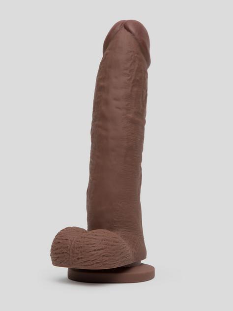Gode réaliste testicules Ultra 24 cm, Lifelike Lover, Couleur peau brune, hi-res