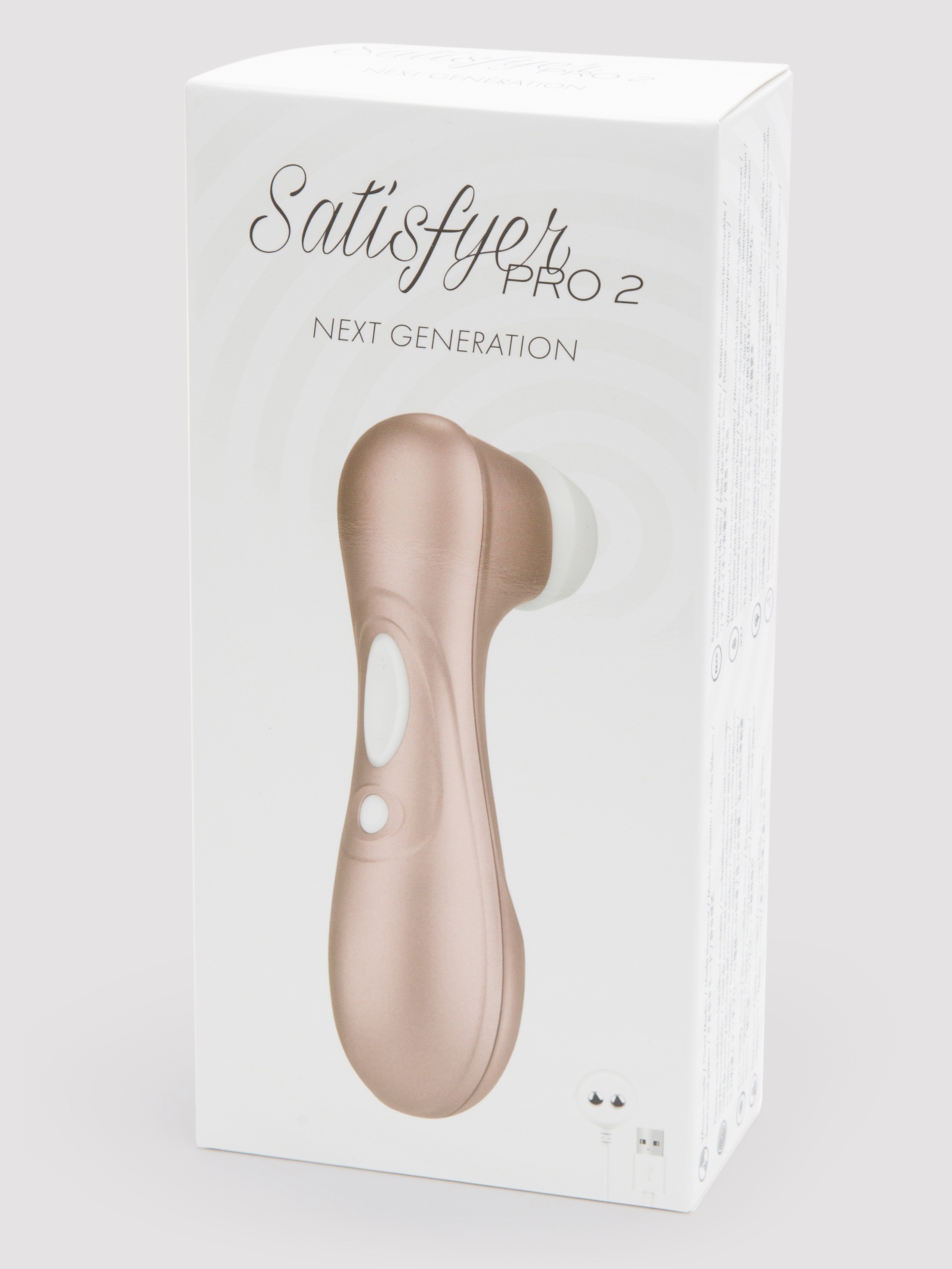 Satisfyer Pro2 Rechargeable Clitoral Stimulator, Gold, hi-res