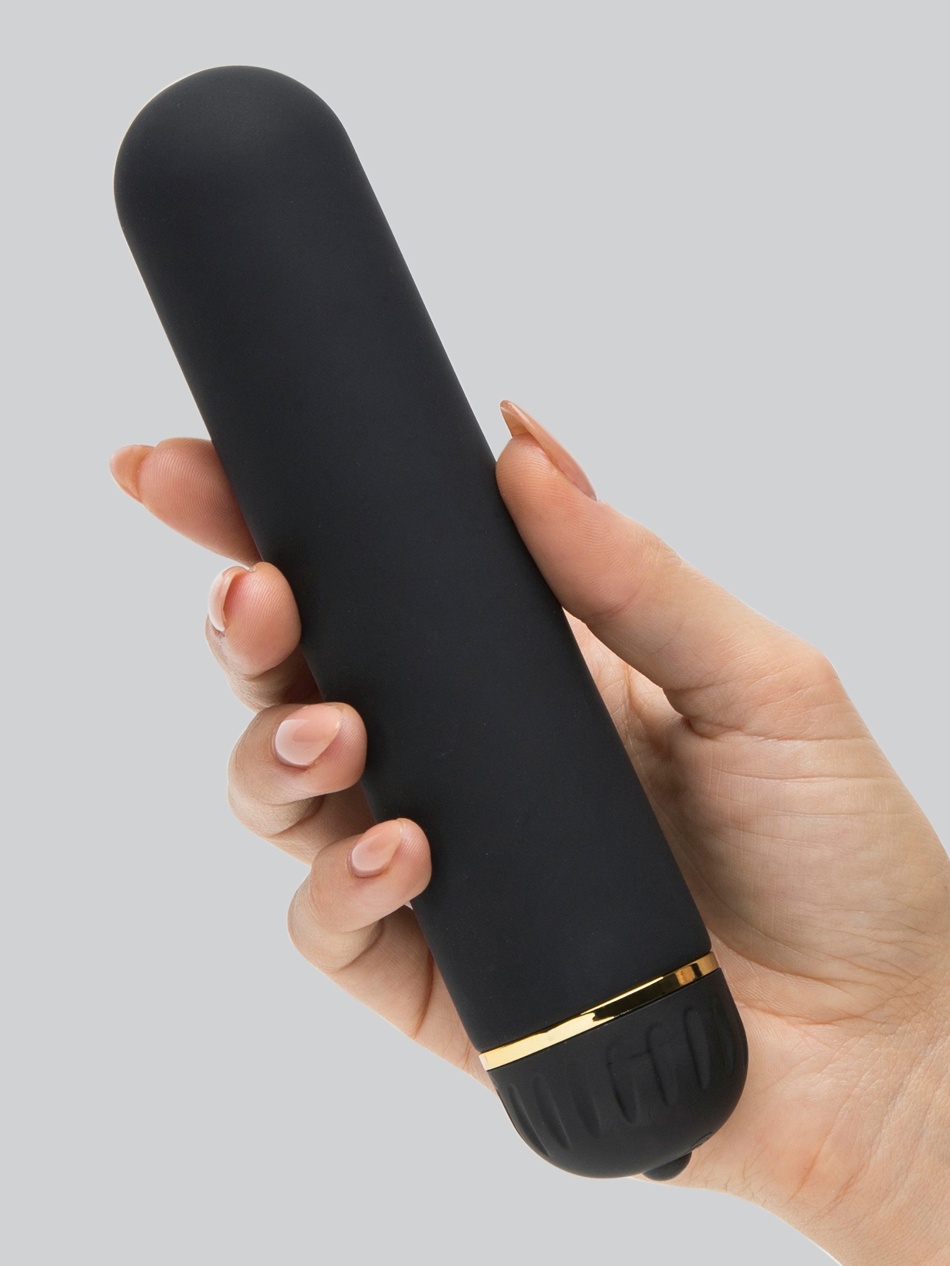 Lovehoney Power Play 7 Function Silicone Vibrator 6 Inch, Black, hi-res